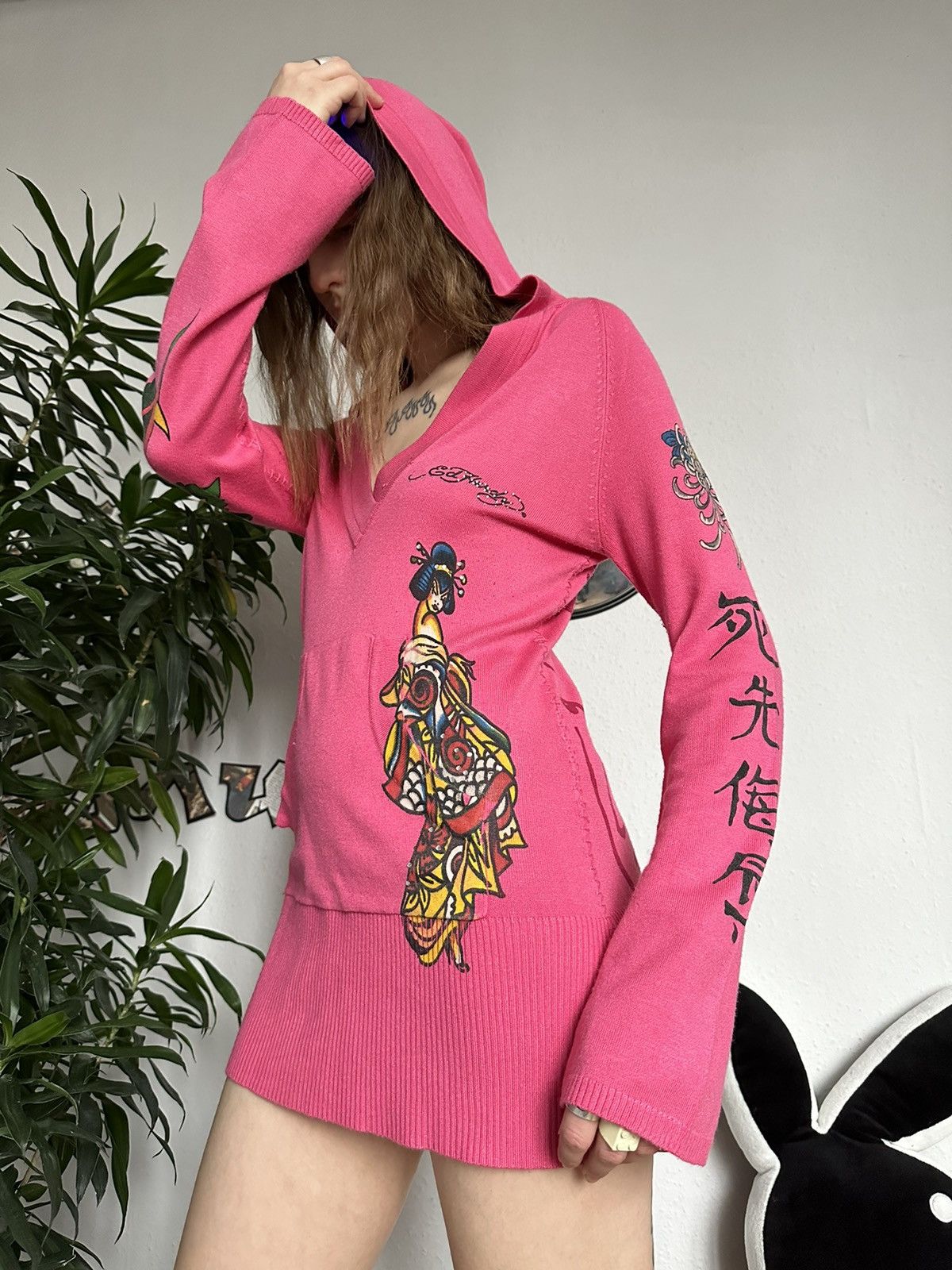 Ed hardy hoodie dress sale