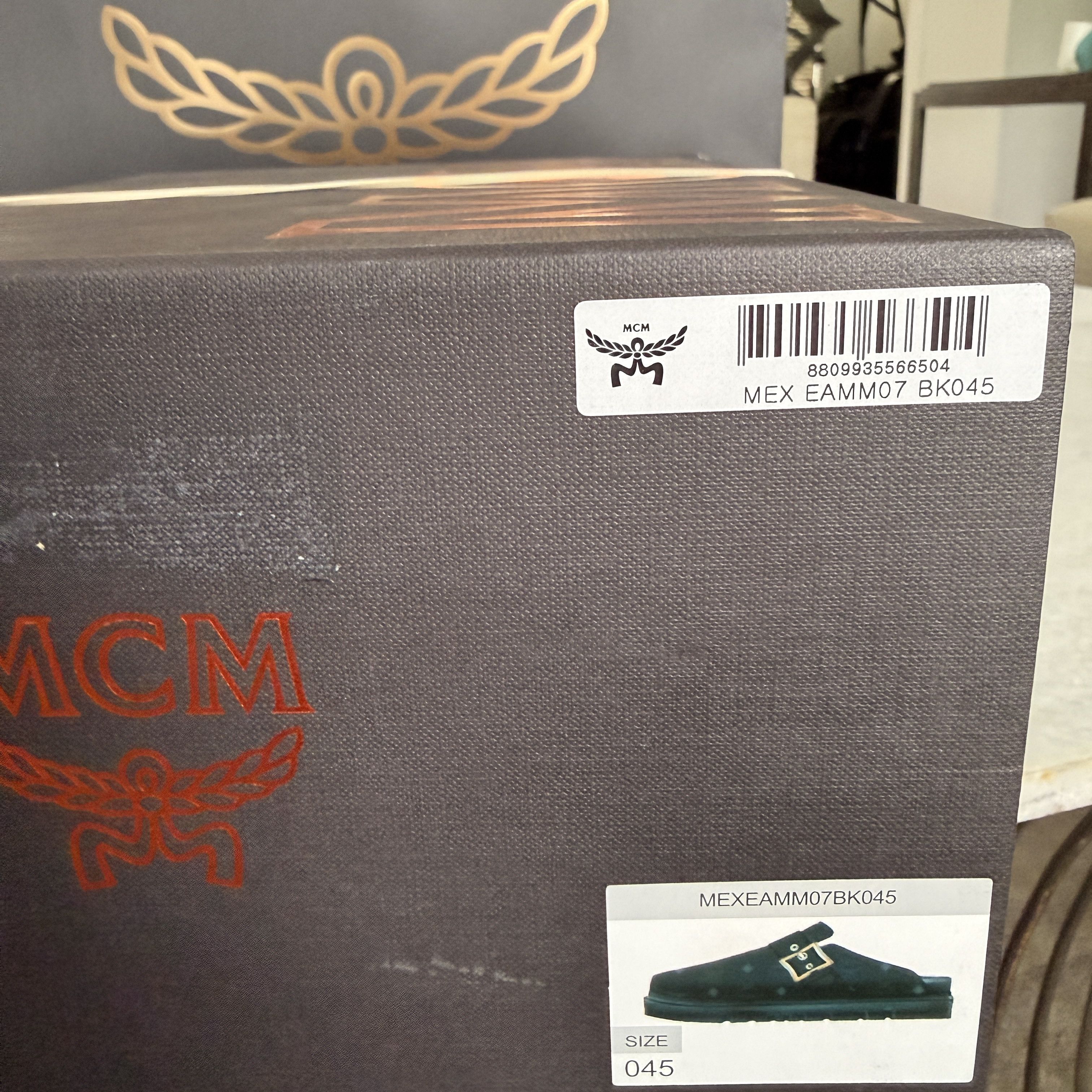 MCM MCM Leather Men’s Buckle Clogs (Flat Mule In Black) Size 45 Size US 12 / EU 45 - 8 Thumbnail