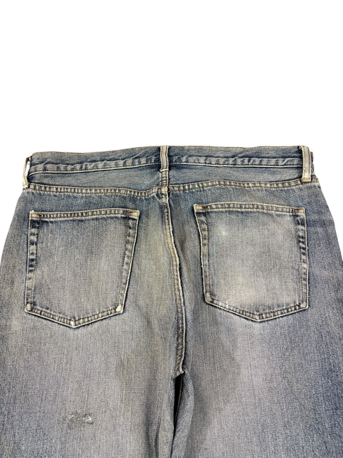 Uniqlo Vintage Japanese Uniqlo Mud Wash Distressed Baggy Jeans Size US 35 - 8 Thumbnail