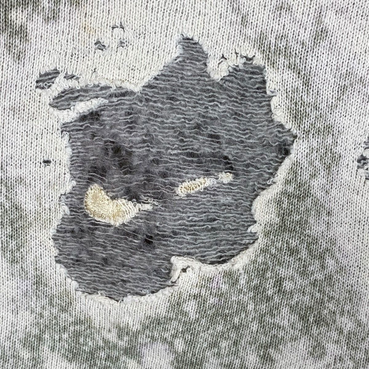 Nike × Vintage Vintage Distressed Acid Wash Nike 90s Sweatshirt Size US M / EU 48-50 / 2 - 10 Thumbnail