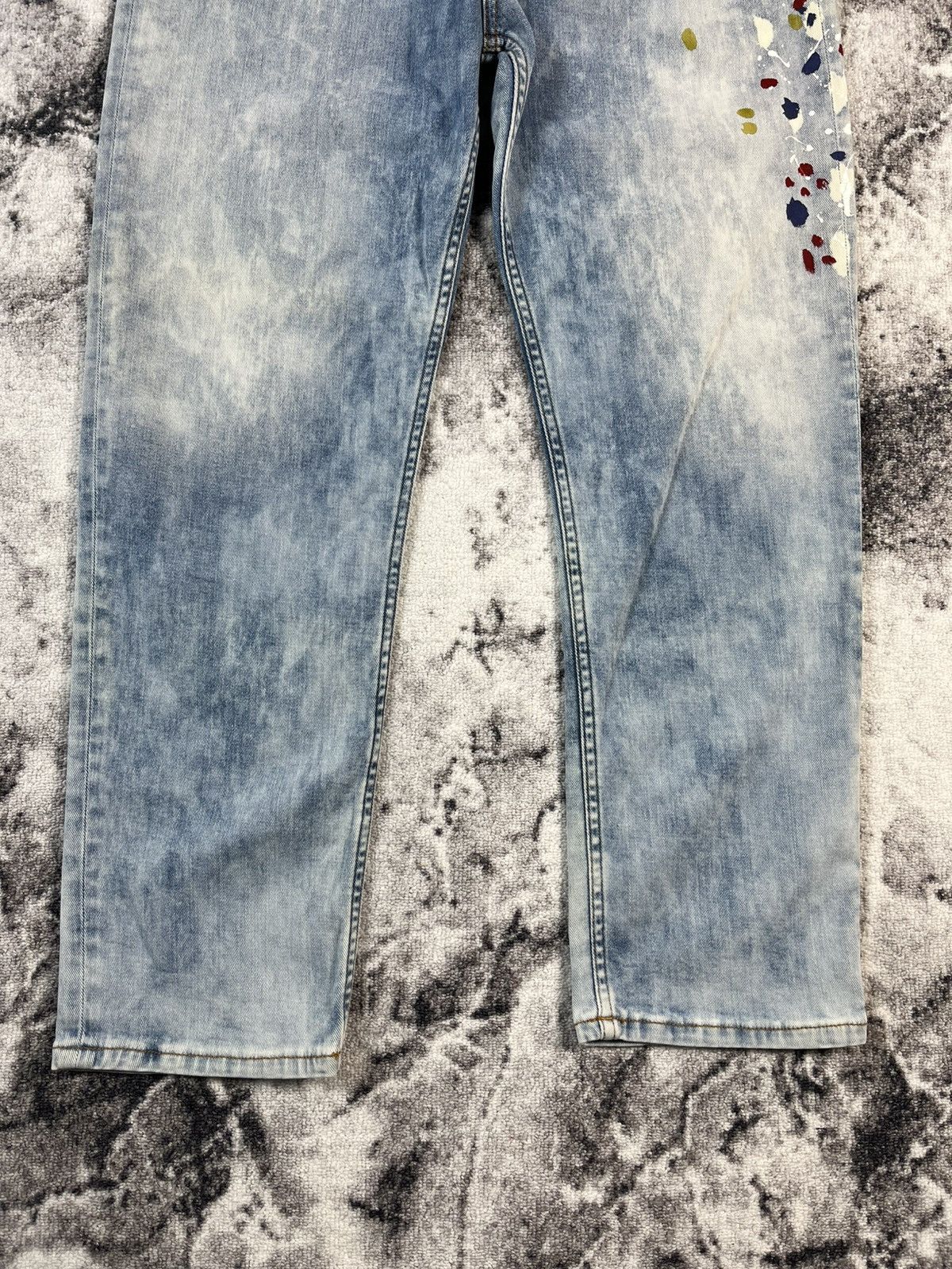 Love Moschino Love Moschino Paint Splatter Denim Jeans Women 29 Italy Size 29" - 2 Thumbnail