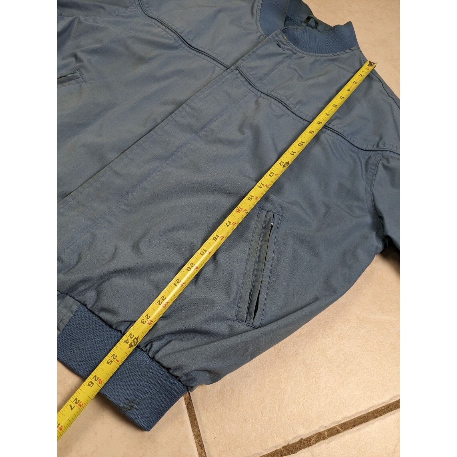 Other Vtg Original Windbreaker Mens Jacket L Blue Coat Bomber Size US L / EU 52-54 / 3 - 11 Thumbnail