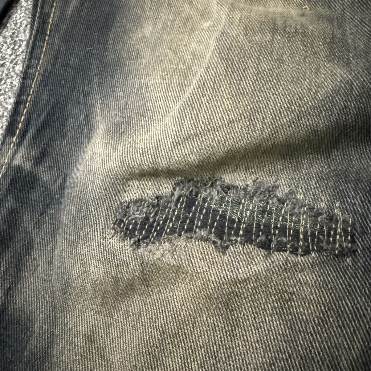 If Six Was Nine 🔥🇯🇵 Avant Garde Distressed Rusty Lucky Punk Jean Size US 32 / EU 48 - 10 Thumbnail
