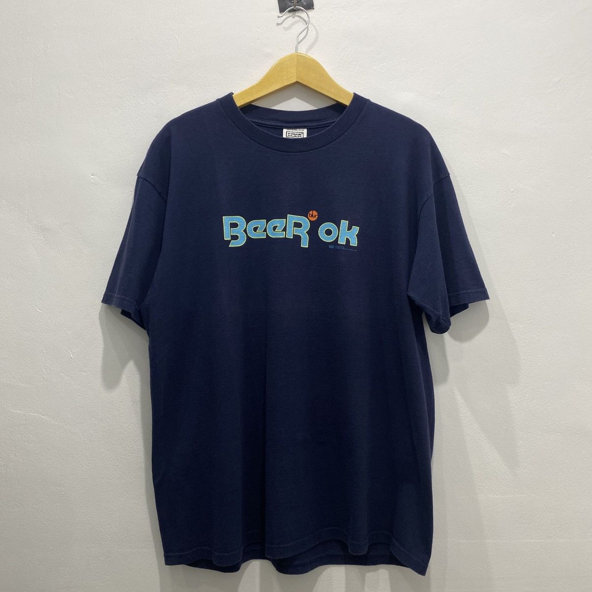 Vintage Vintage Rare Blur 1995 “Beer Ok” Reebok Parody T Shirt 