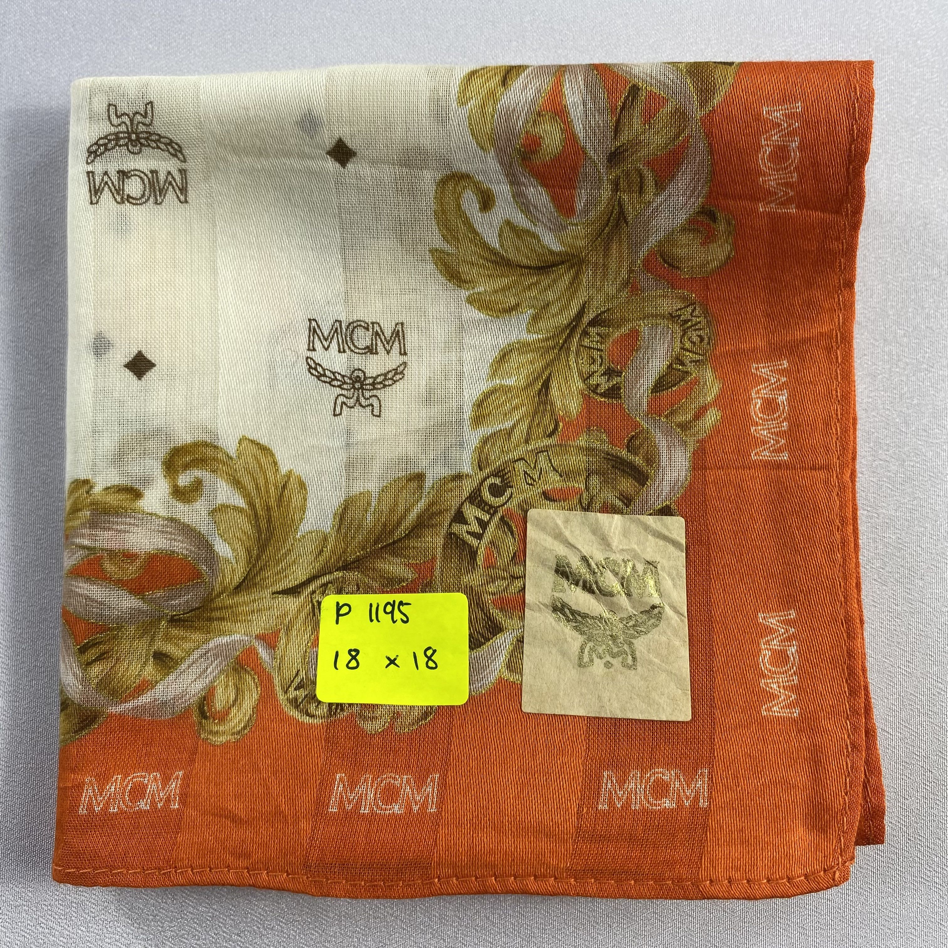 MCM × Vintage MCM Neckerchief / Bandana / Handkerchief-P1195 Size ONE SIZE - 5 Thumbnail