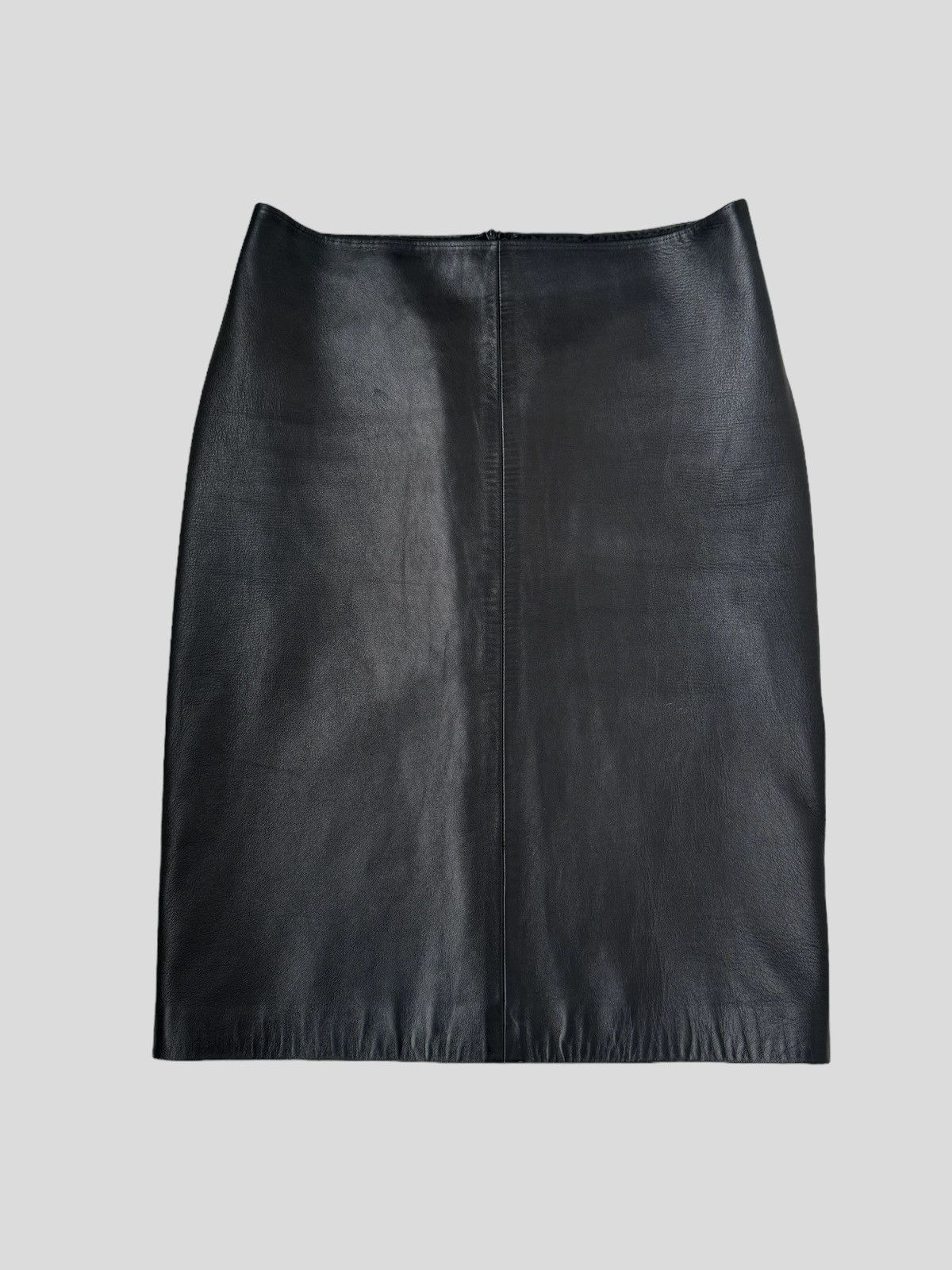 Versace Gianni Versace leather midi skirt Size 28" / US 6 / IT 42 - 6 Thumbnail