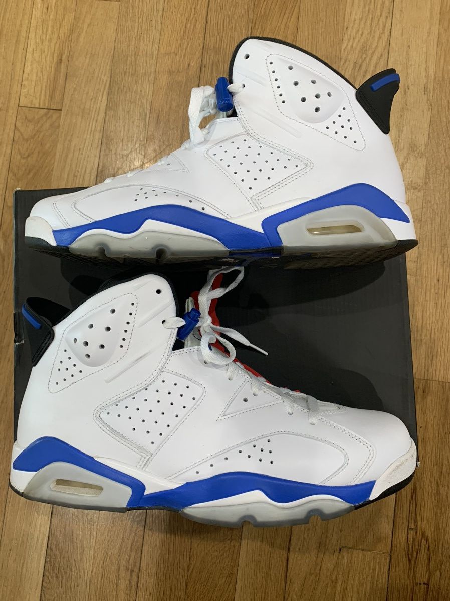 Jordan Brand Jordan 6 Sport Blue Size US 12.5 / EU 45-46 - 1 Thumbnail