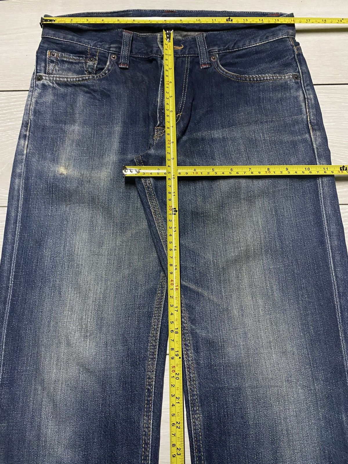 Edwin Vintage Japanese Brand Edwin 512 Blue Wash Flare Jeans Size US 32 / EU 48 - 11 Thumbnail