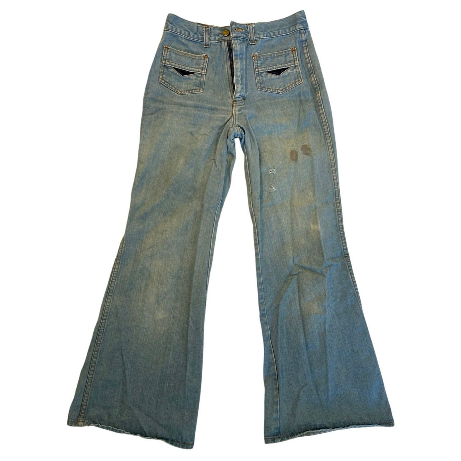 Other Women's 100% Cotton Size 2 Jeans Corduroy Pattern Pockets Size 26" / US 2 / IT 38 - 1 Thumbnail