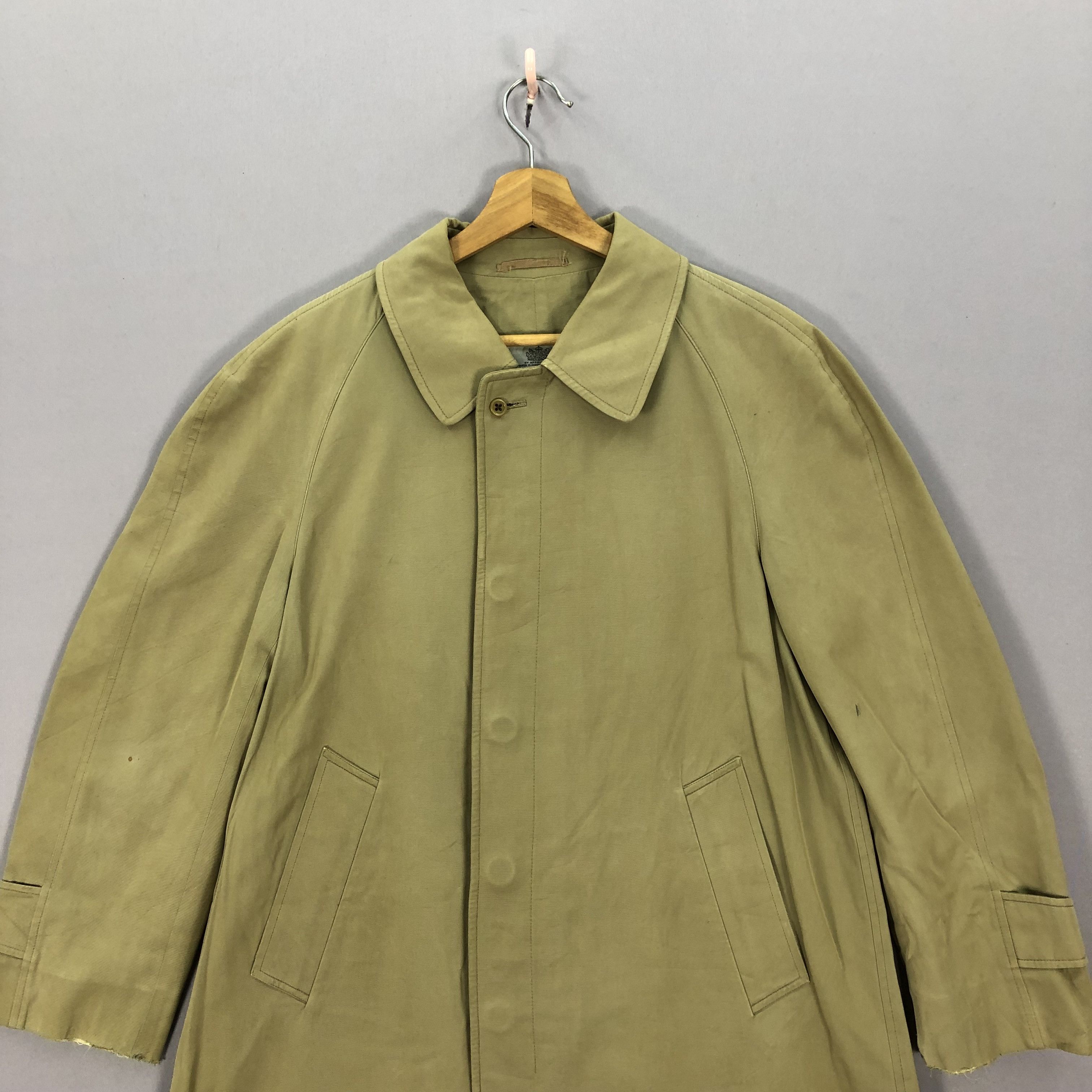Aquascutum × Vintage Vintage 90s Aquascutum Long Trench Jackets Distressed Size US M / EU 48-50 / 2 - 2 Thumbnail