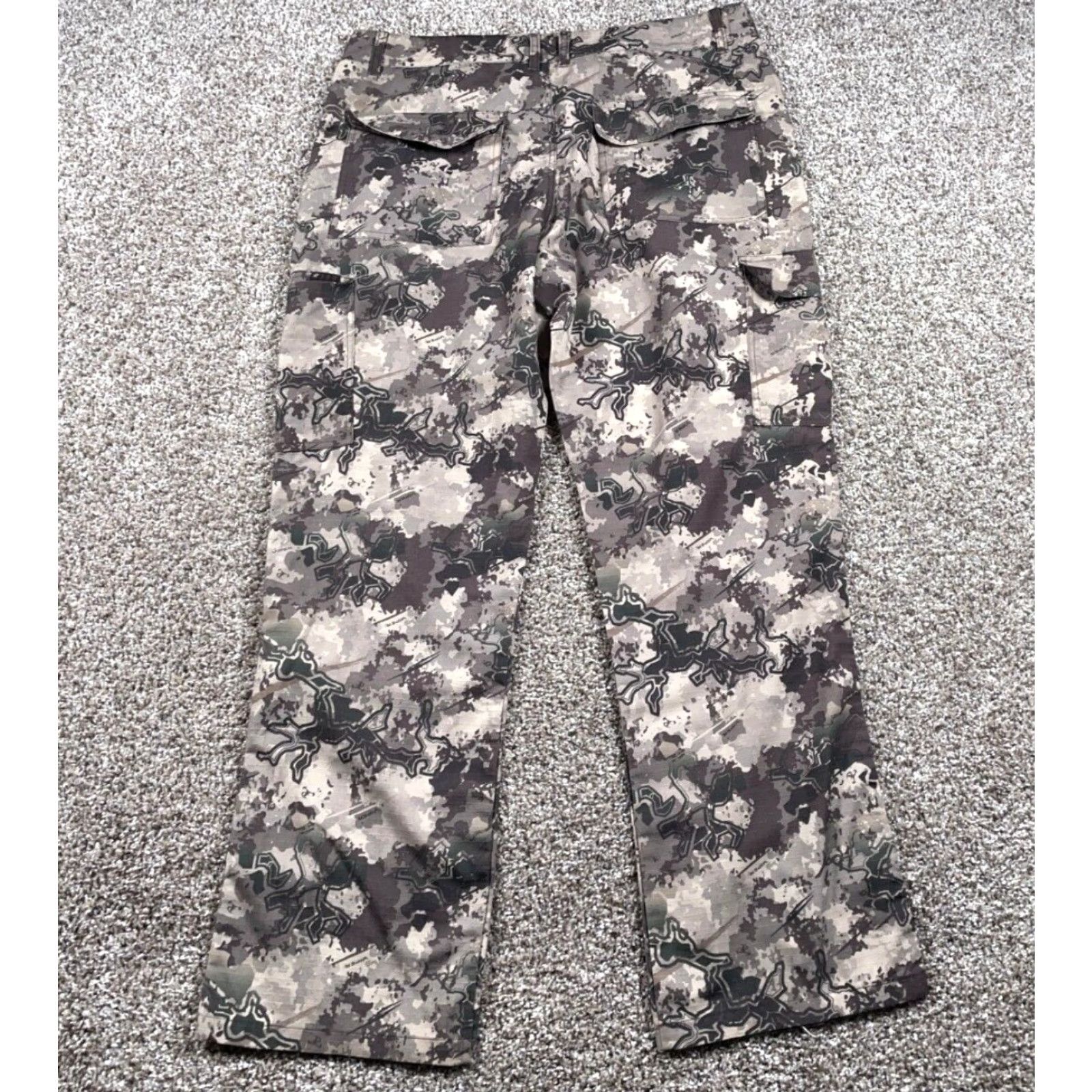 Vintage VINTAGE TrueTimber Camo Ripstop Cargo Pants Men's XL (37 x 32) Green Viper Camouflage 90s Army Nature Outdoor Mens Size US 37 - 2 Thumbnail
