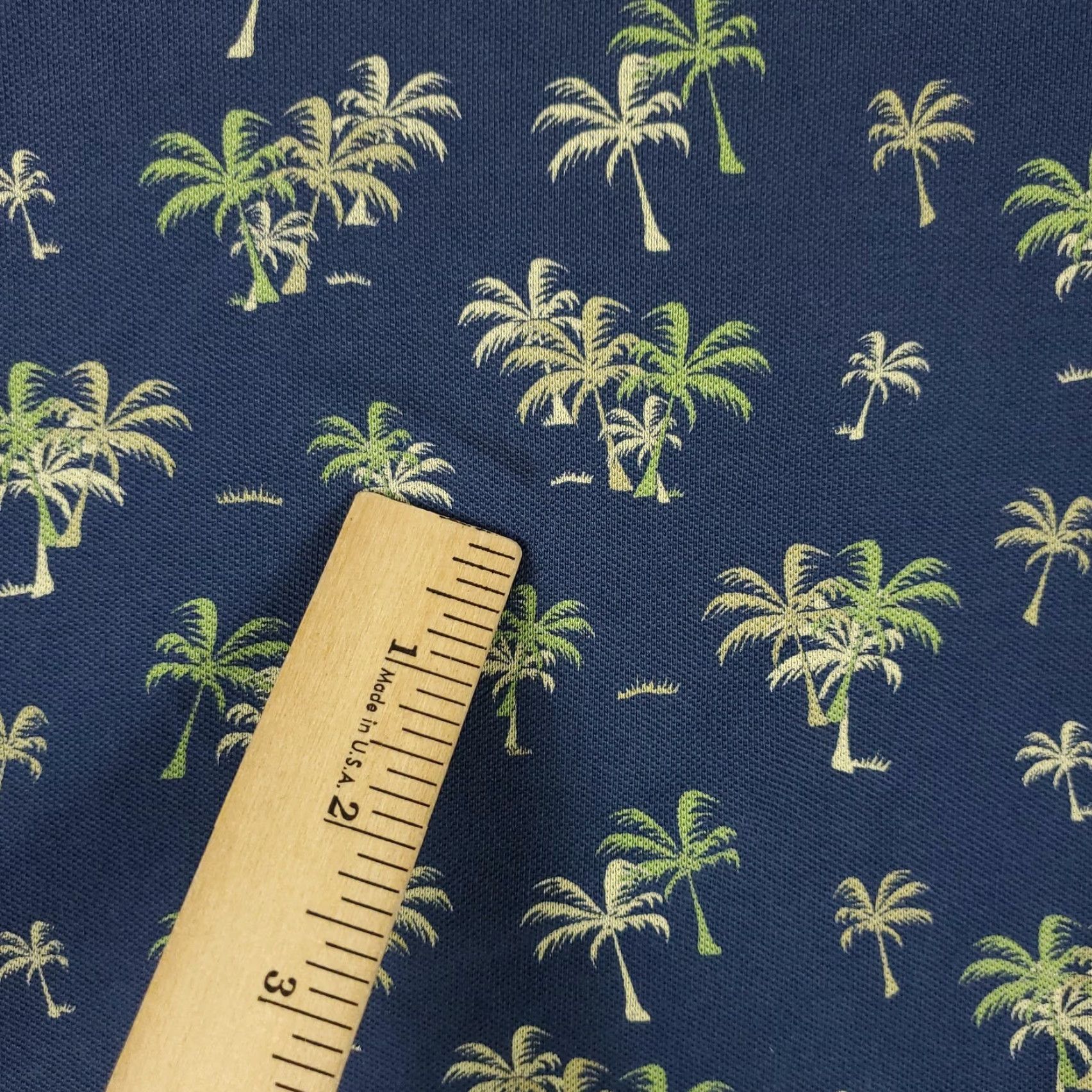 Brooks Brothers VINTAGE Brooks Brothers Polo Shirt Mens Large Blue Palm Tree Print Short Sleeve Adult Large Blue Palm Tree Print Polo Brooks Brothers Mens Shirt Size US L / EU 52-54 / 3 - 3 Thumbnail