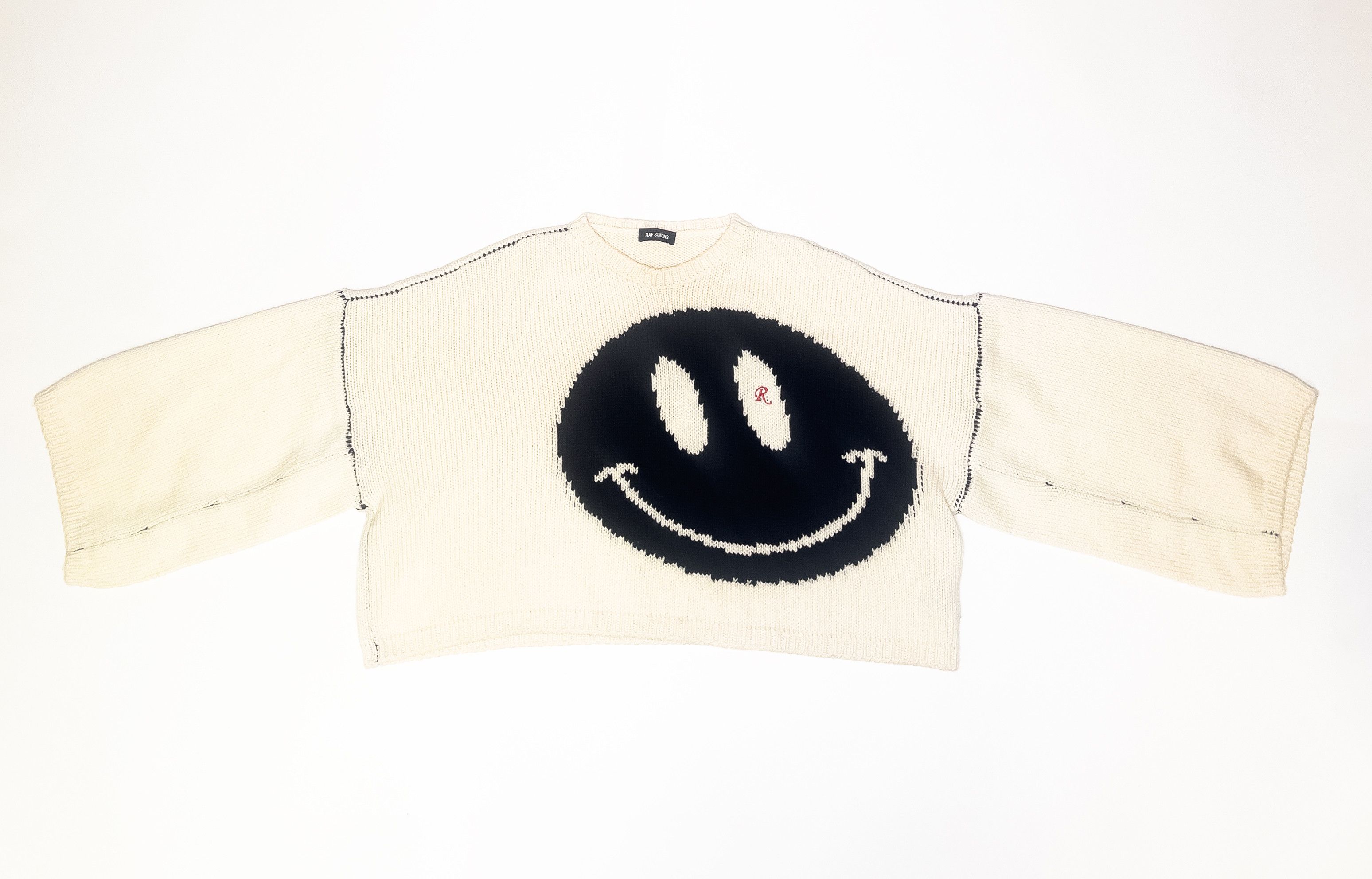 Raf Simons Raf Simons 20SS smiley sweater Size US L / EU 52-54 / 3 - 1 Thumbnail