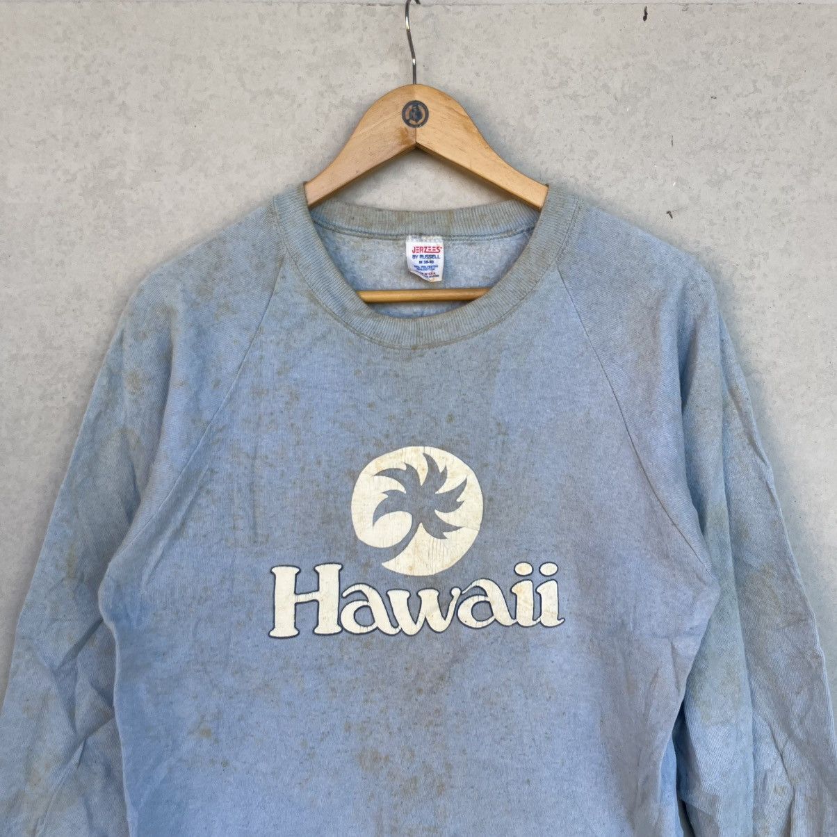 Other Vintage Jerzees Hawaii Blue Crewneck Sweatshirt Size M Size US M / EU 48-50 / 2 - 4 Thumbnail