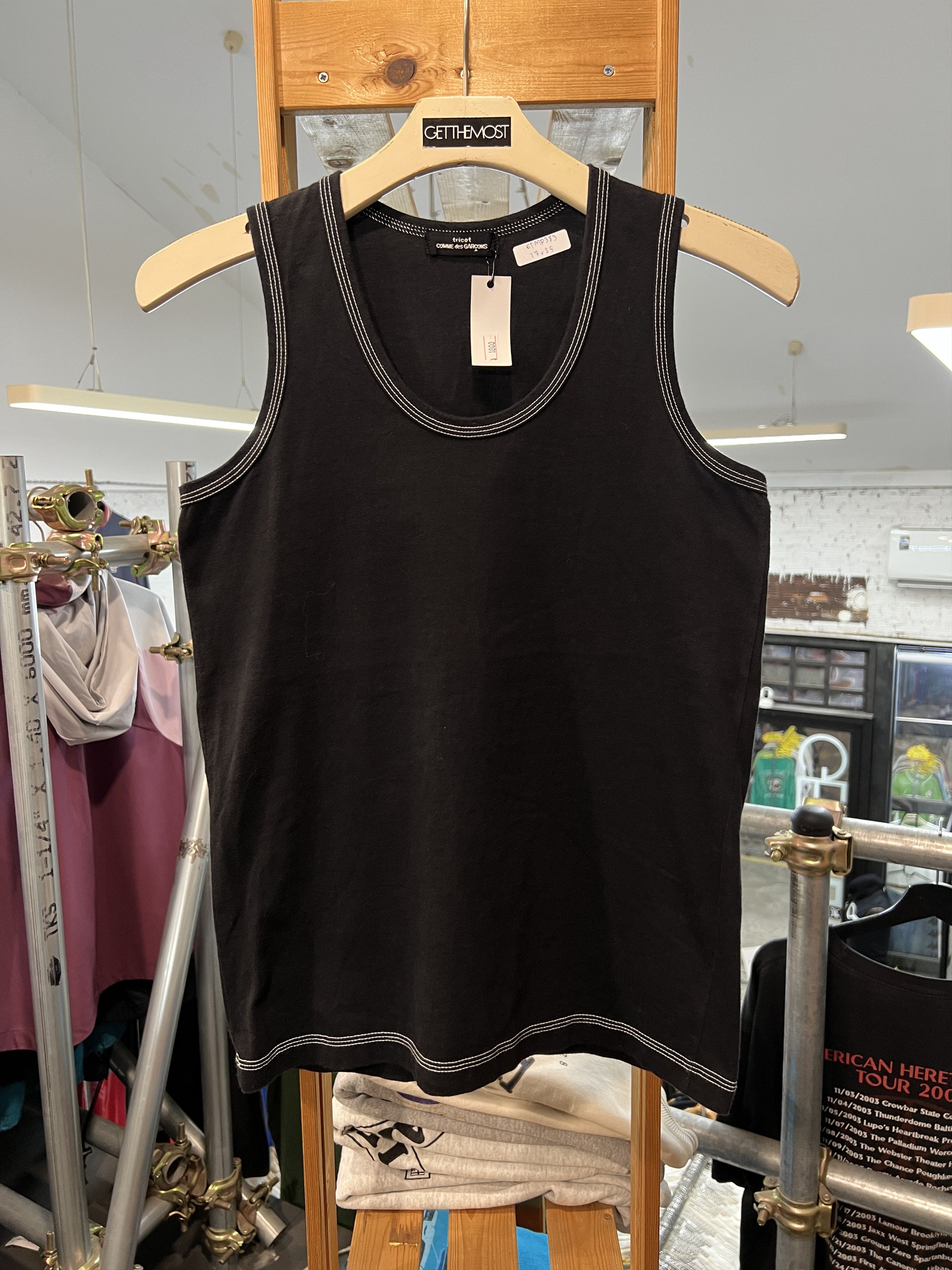 Tricot Comme des Garcons Vintage tricot COMME des GARÇONS Sleeveless Blouse GTMP383 Size M / US 6-8 / IT 42-44 - 1 Thumbnail