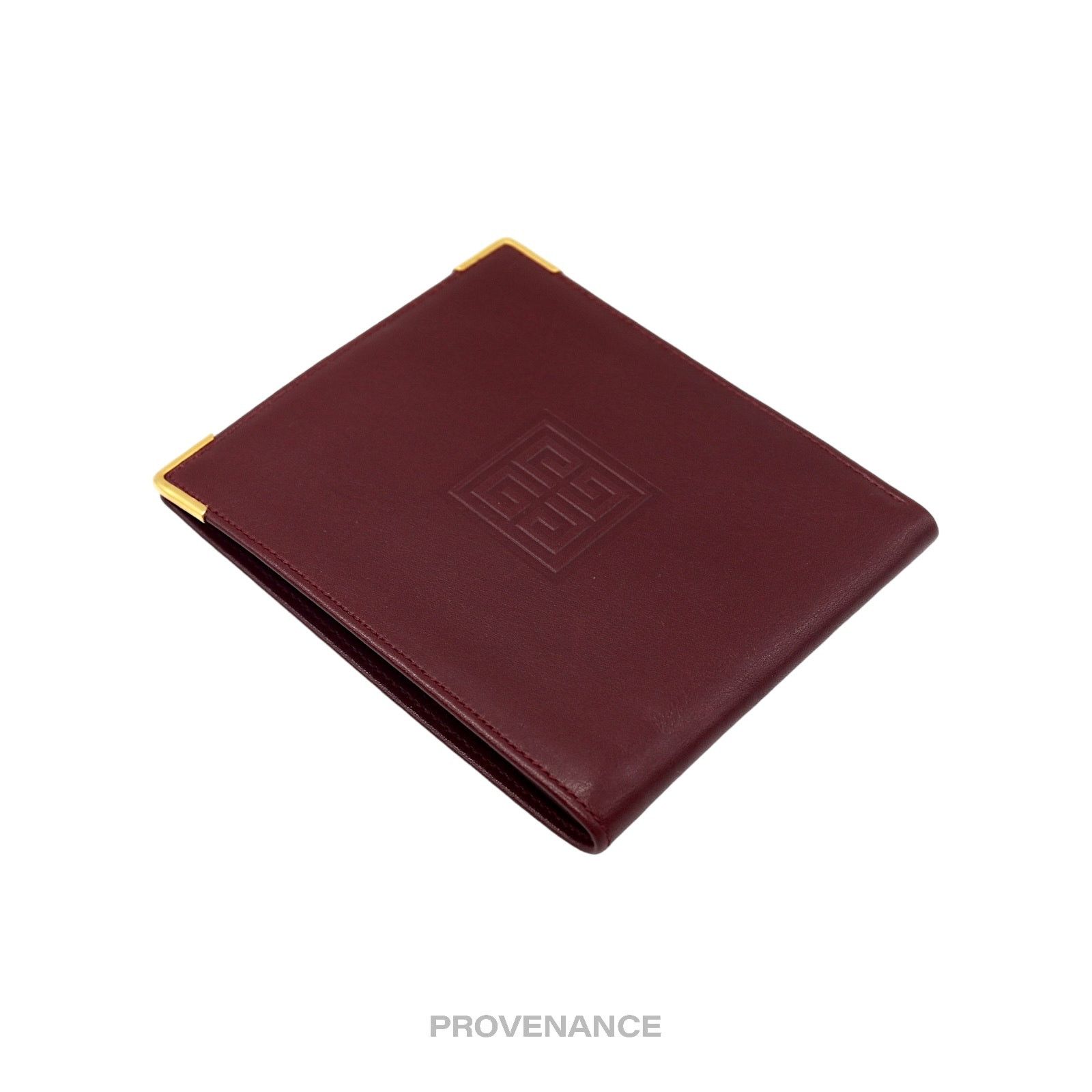 Givenchy 🔴 Givenchy Logo Bifold Wallet - Red Leather Size ONE SIZE - 4 Thumbnail