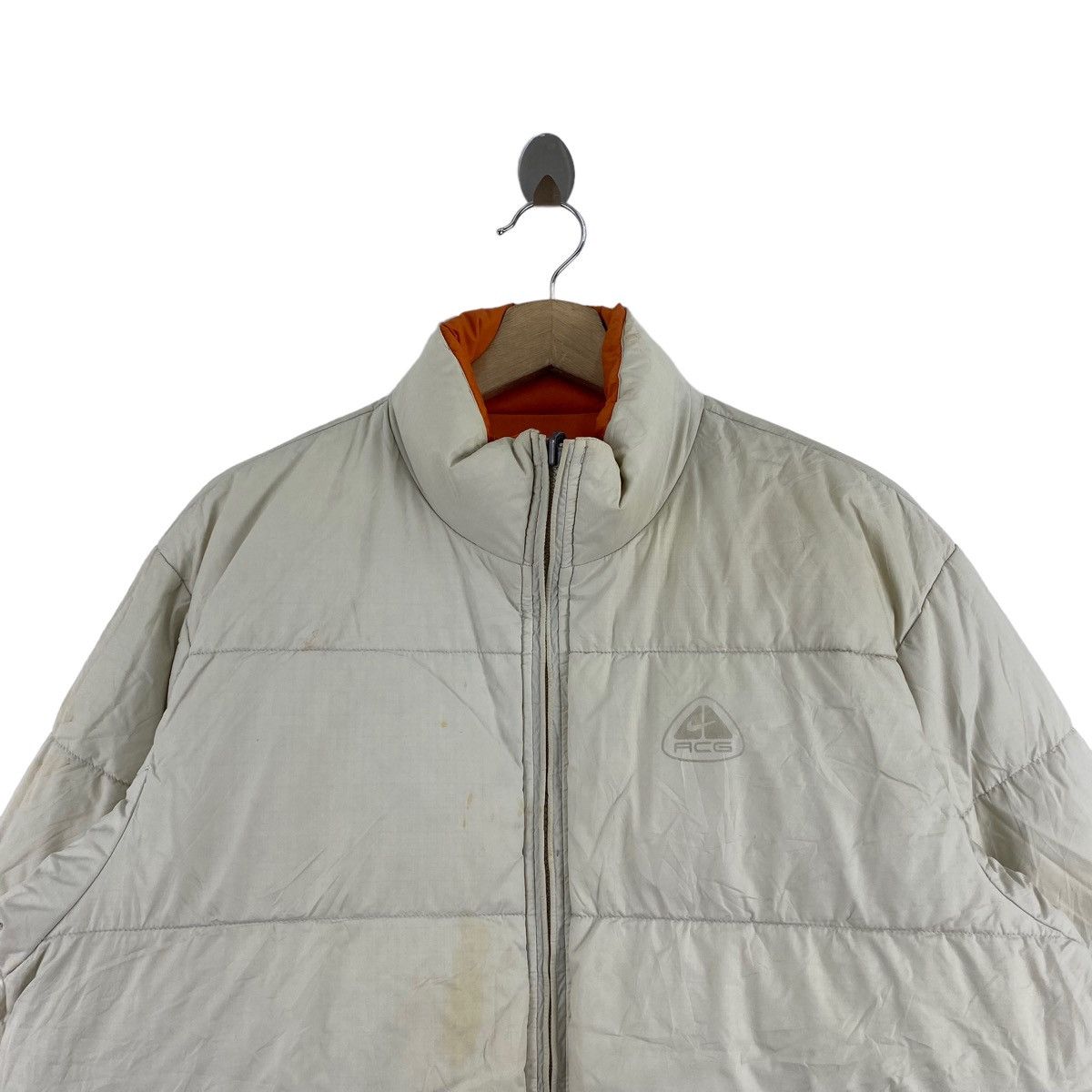 Nike NIKE ACG Outer Layer 3 Reversible Puffer Brand Print Bomber Size US L / EU 52-54 / 3 - 7 Thumbnail