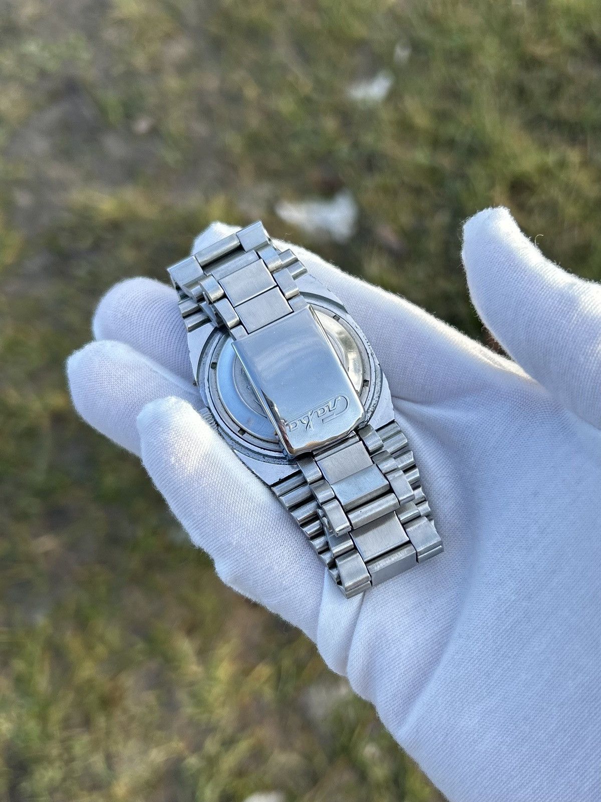 Vintage Vintage Slava Watch USSR Soviet Automatic Massive 1980s Size ONE SIZE - 18 Thumbnail