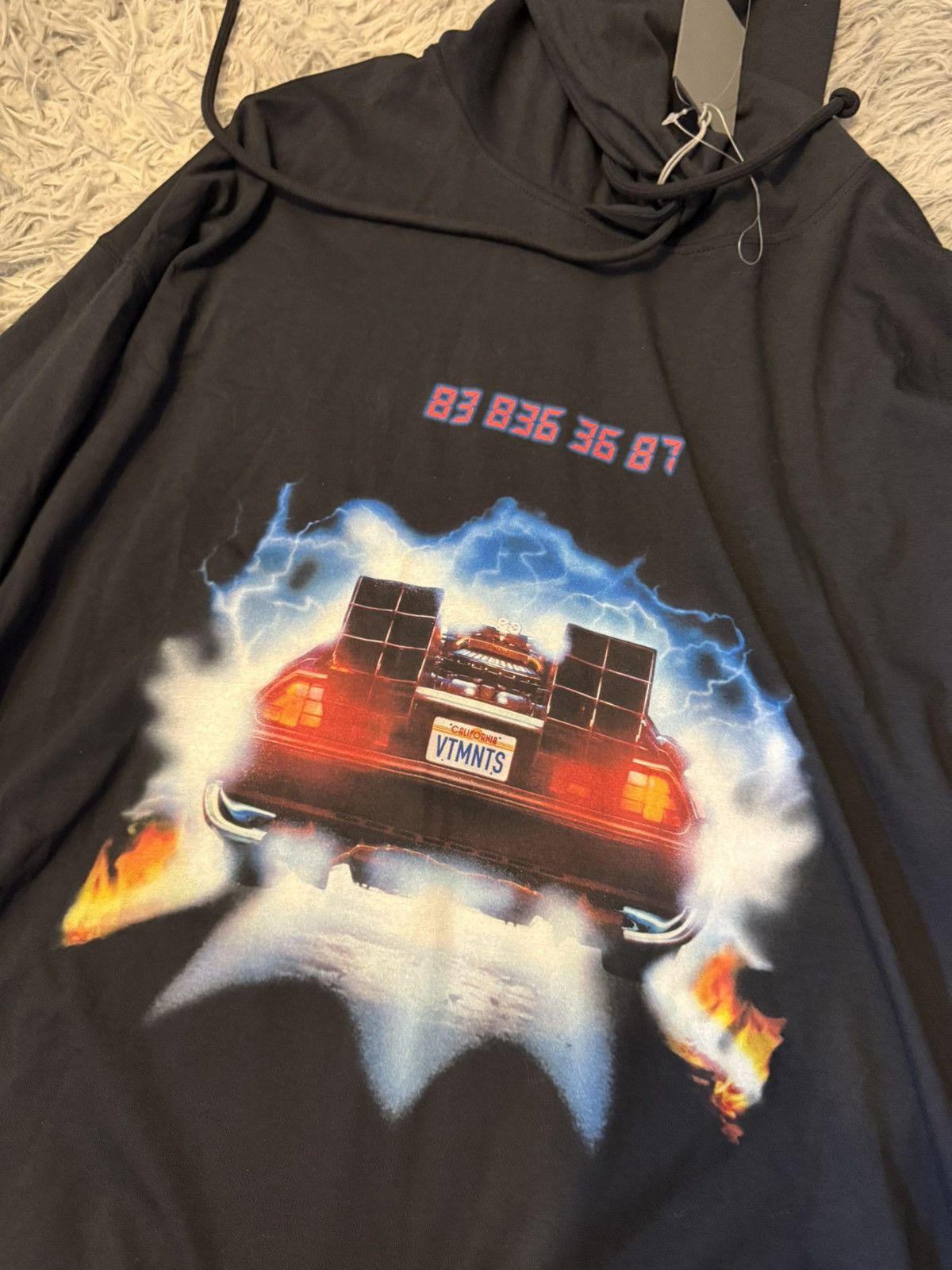 VTMNTS back to the future lightweight hoodie Size US M / EU 48-50 / 2 - 2 Thumbnail