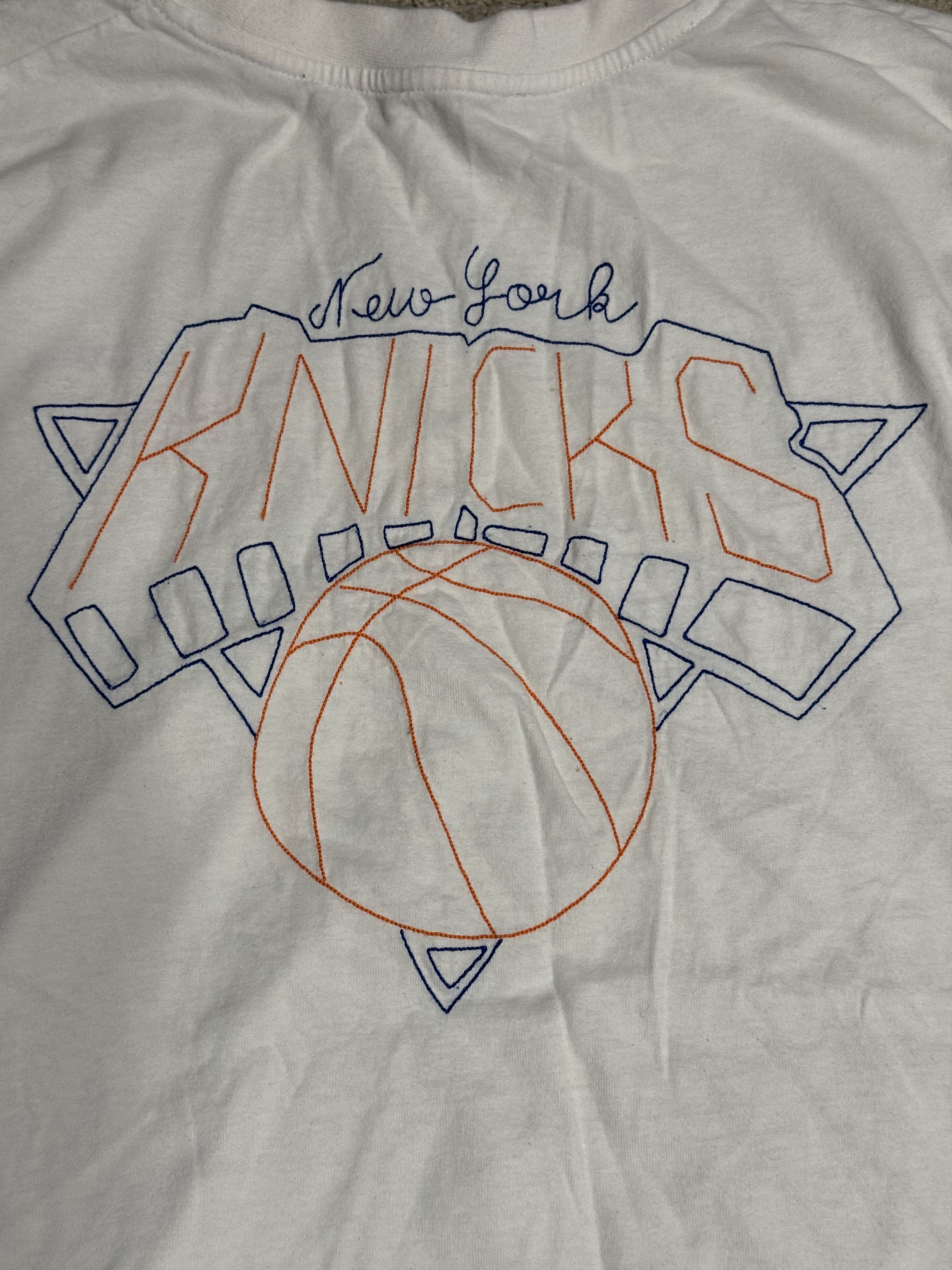 Maison Labiche Maison Labiche x NBA Knicks embroidered t shirt Size US XL / EU 56 / 4 - 5 Thumbnail