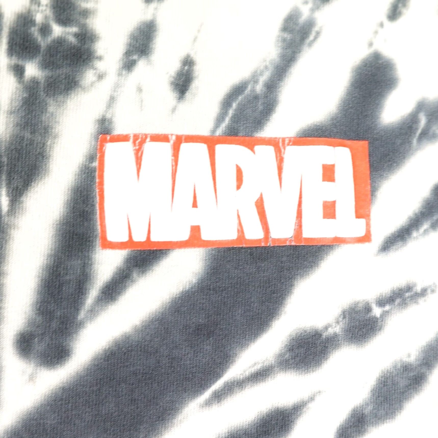 Vintage Marvel Shirt Mens Medium Gray White Tie Dye Super Heroes Avengers Spirit Jersey Size US M / EU 48-50 / 2 - 3 Thumbnail