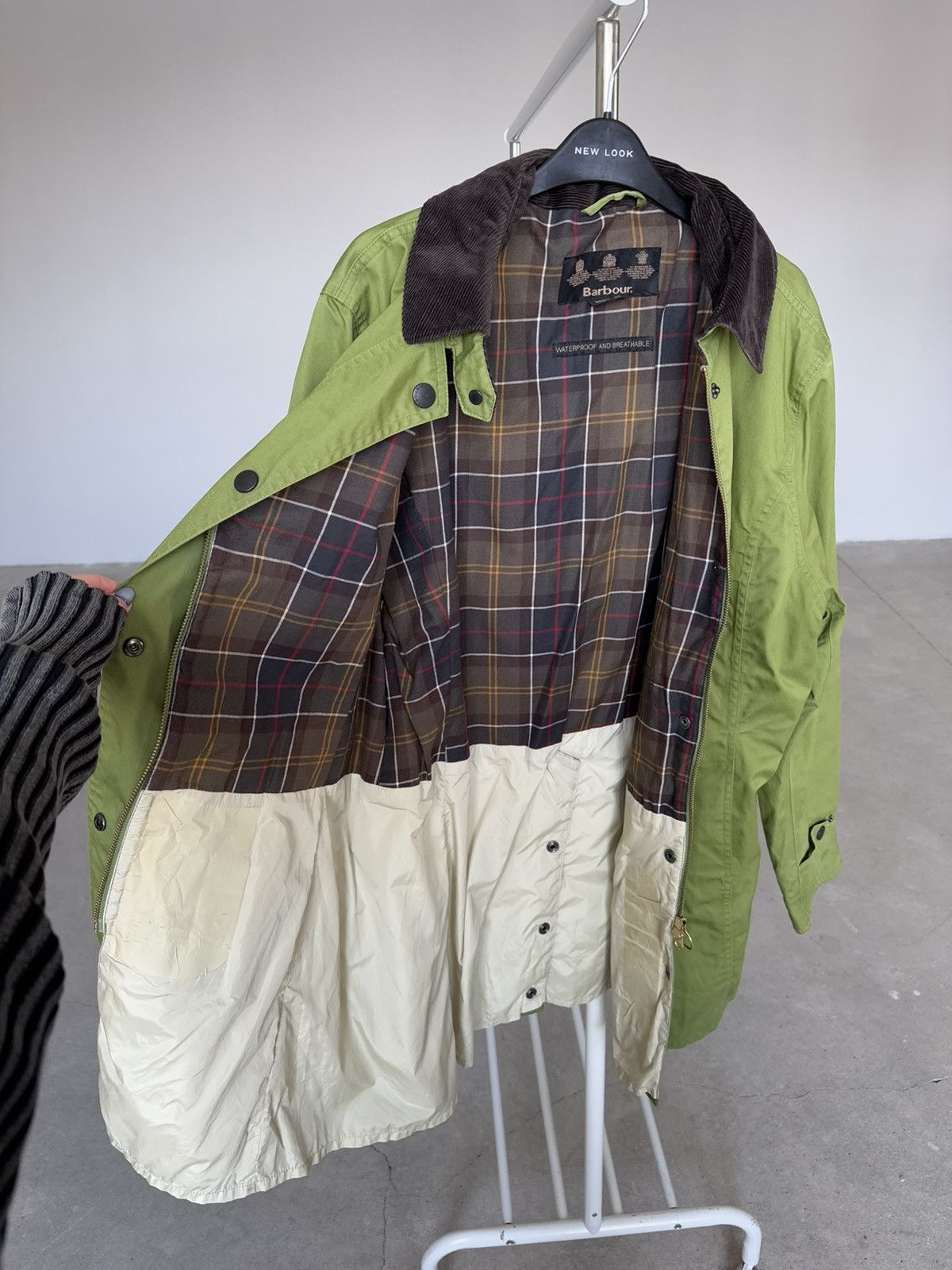 Barbour Vintage Barbour Waterproof Green Short Coat Size XL / US 12-14 / IT 48-50 - 10 Thumbnail