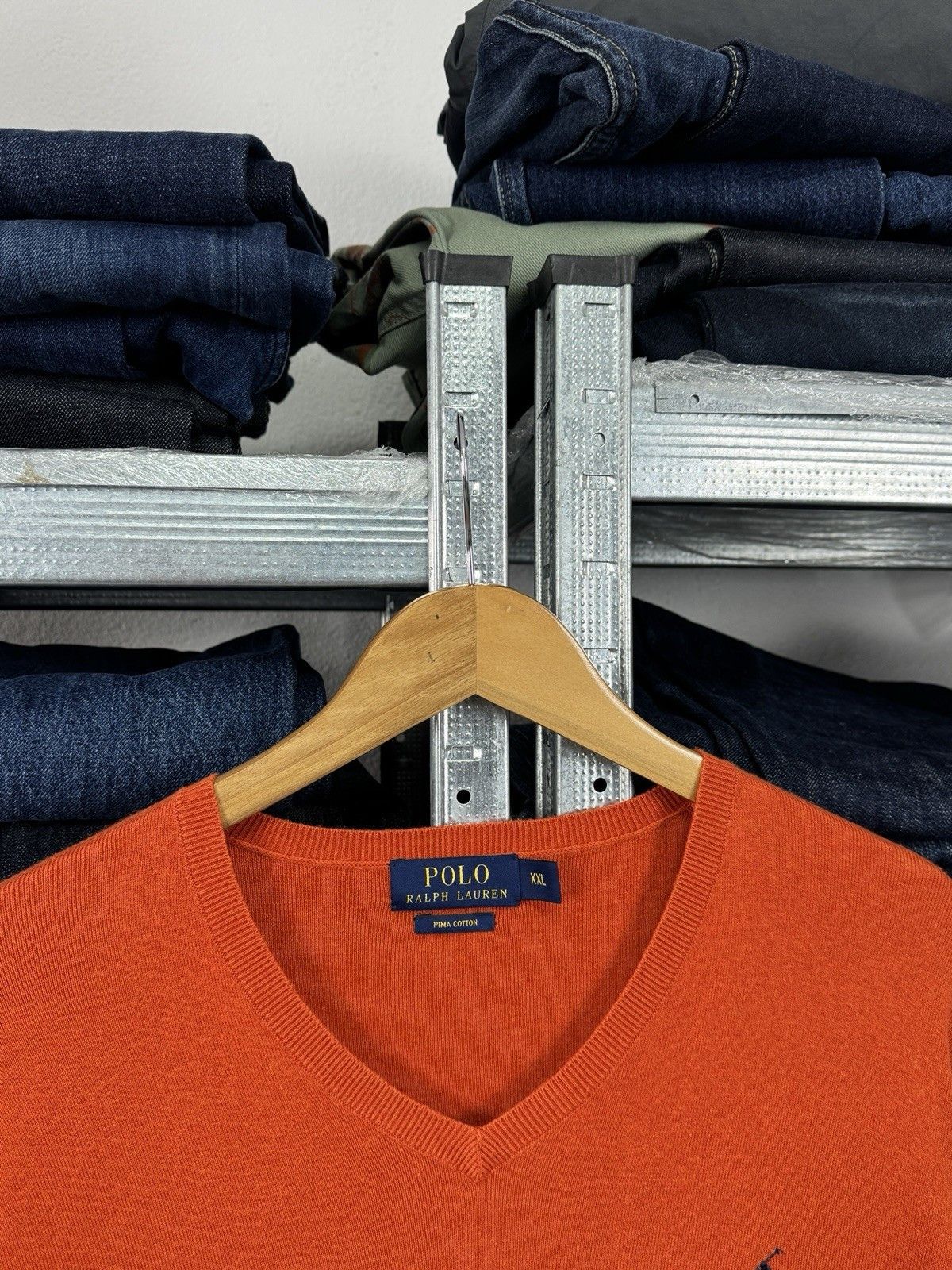 Polo Ralph Lauren Polo Ralph Lauren Cotton Crewneck Pullover Sweater Size US XXL / EU 58 / 5 - 3 Thumbnail