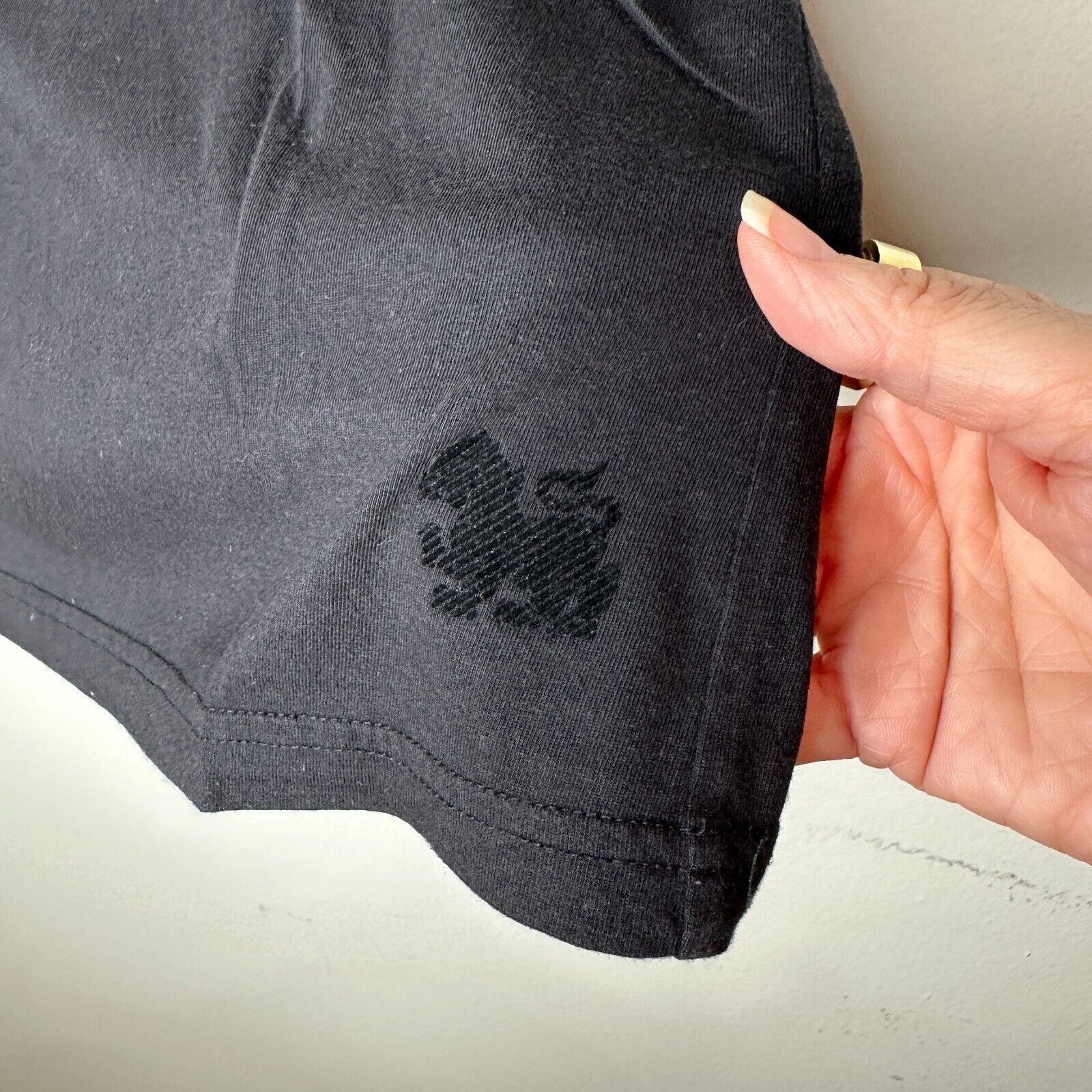 Other Singhalife Black Short Sleeve Tee Embroidered Logo Med Size M / US 6-8 / IT 42-44 - 2 Thumbnail