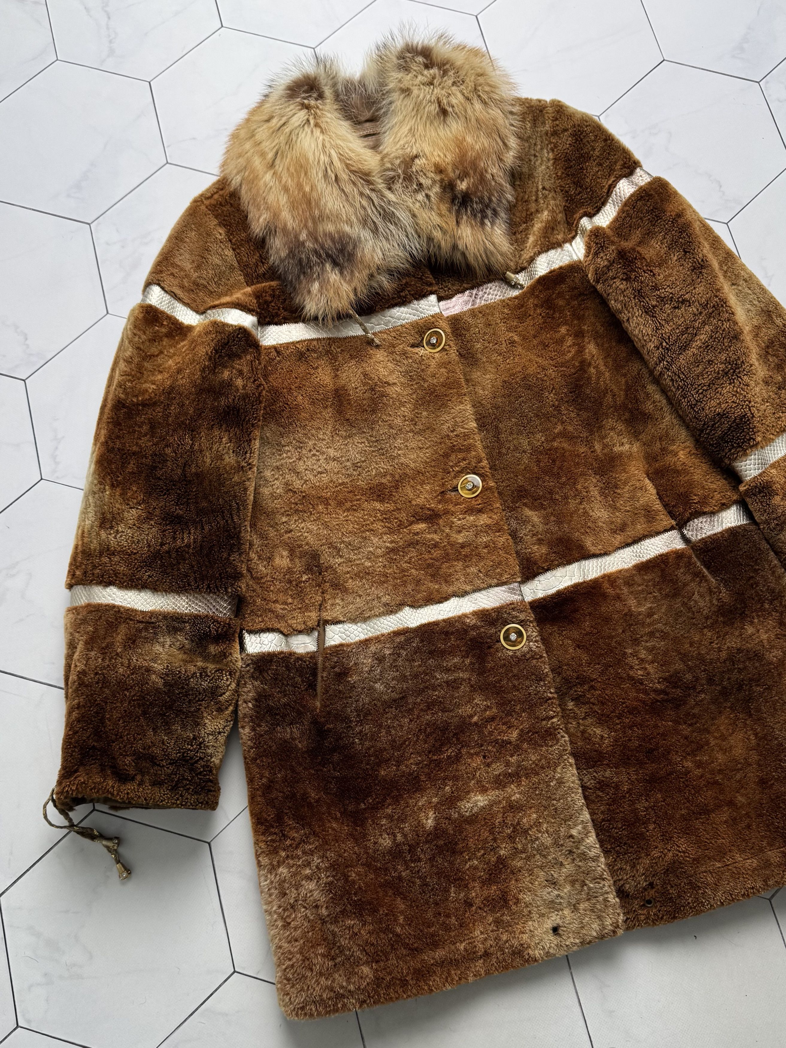 Vintage Vintage Real Sheepskin Coat (B250)D15E2 Size M / US 6-8 / IT 42-44 - 6 Thumbnail