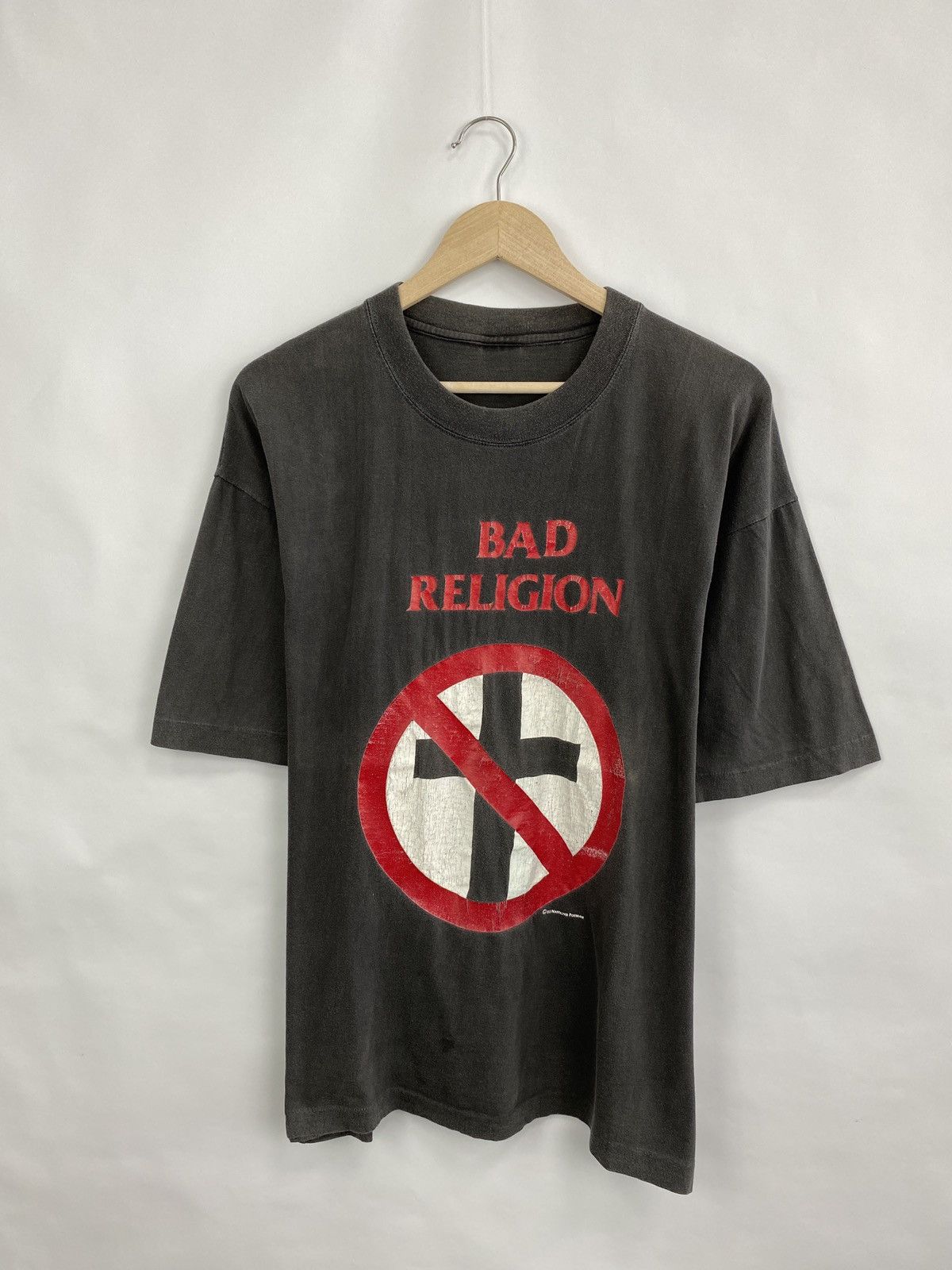 Band Tees × Metallica × Vintage Vintage 1989 Bad Religion Rock Bend T-Shirt Rare Retro Y2K Size US XL / EU 56 / 4 - 3 Thumbnail