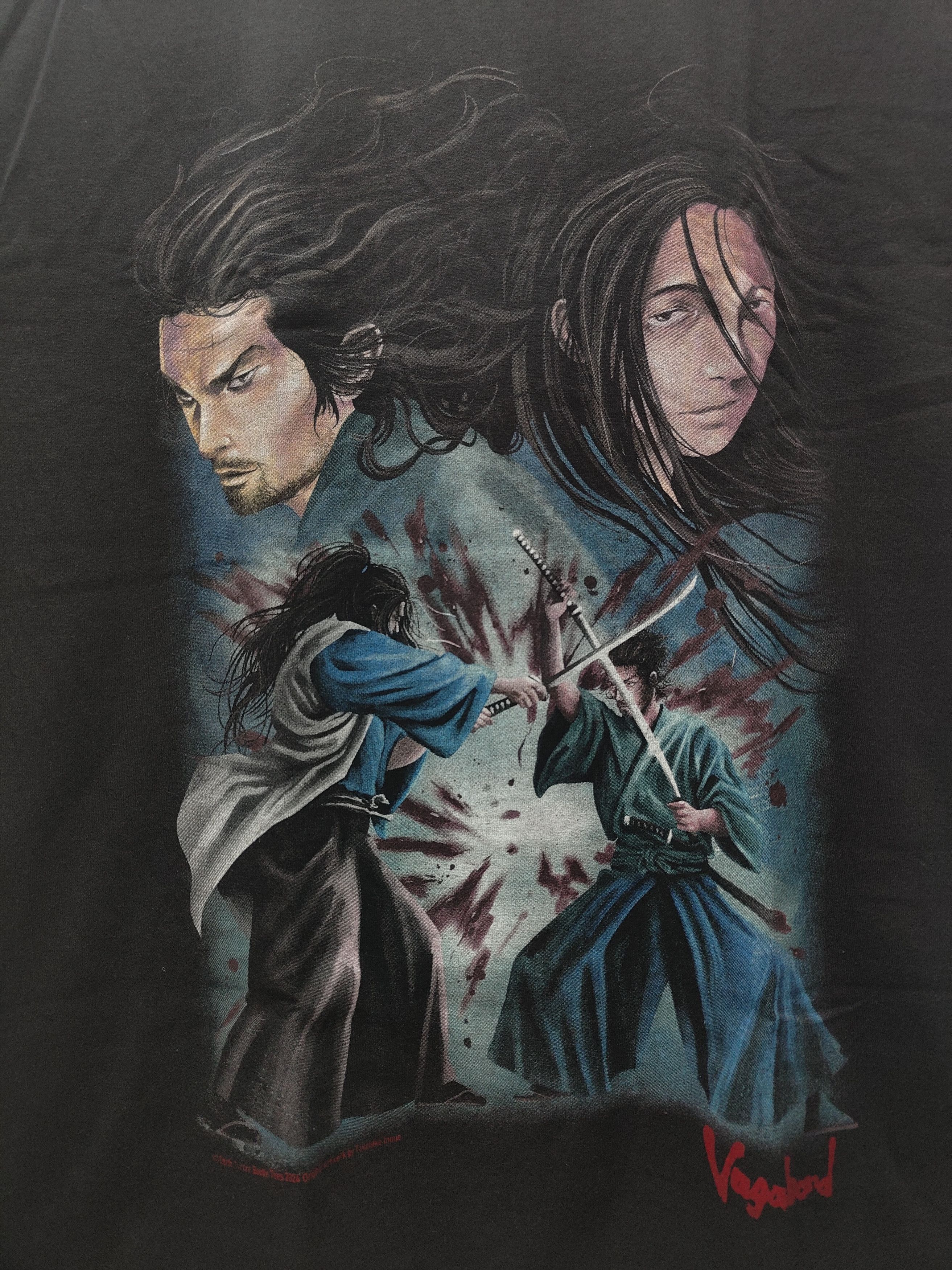 Anime Vagabond "Kojiro Vs Musashi V2" T-shirt Size US XL / EU 56 / 4 - 2 Thumbnail