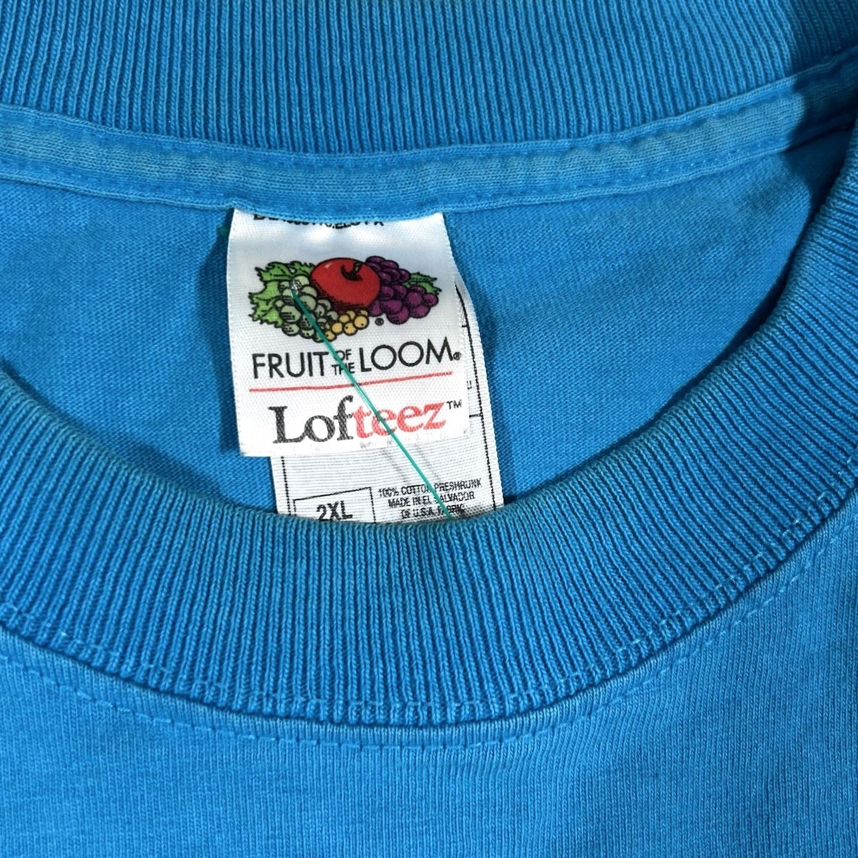 Fruit Of The Loom VINTAGE Fruit of the Loom T-Shirt Basketball Referee Gus Buster Gus Macker Size 2XL Blue Mens Size US XXL / EU 58 / 5 - 5 Thumbnail
