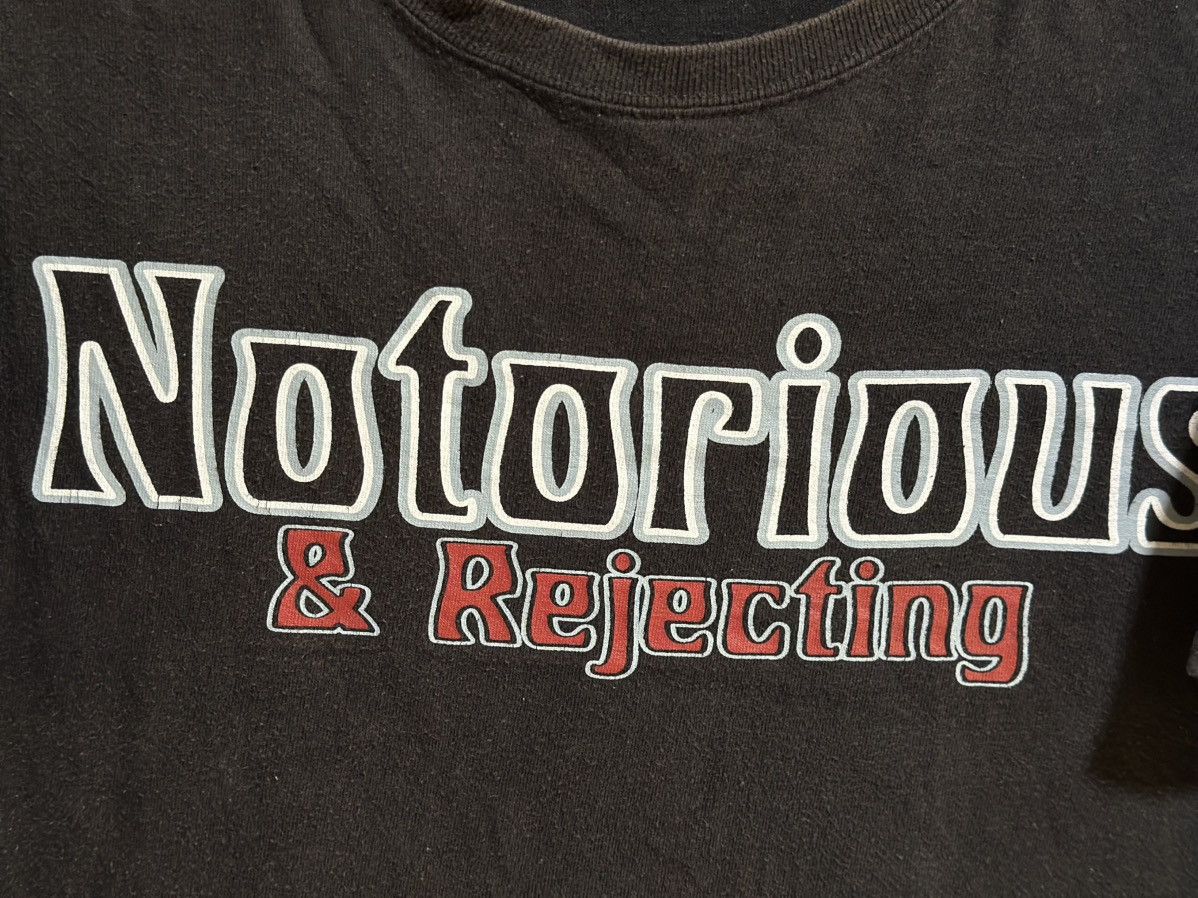 Bullet Noise Vintage Notorious & Rejecting Sun Faded Tee Size US L / EU 52-54 / 3 - 3 Thumbnail
