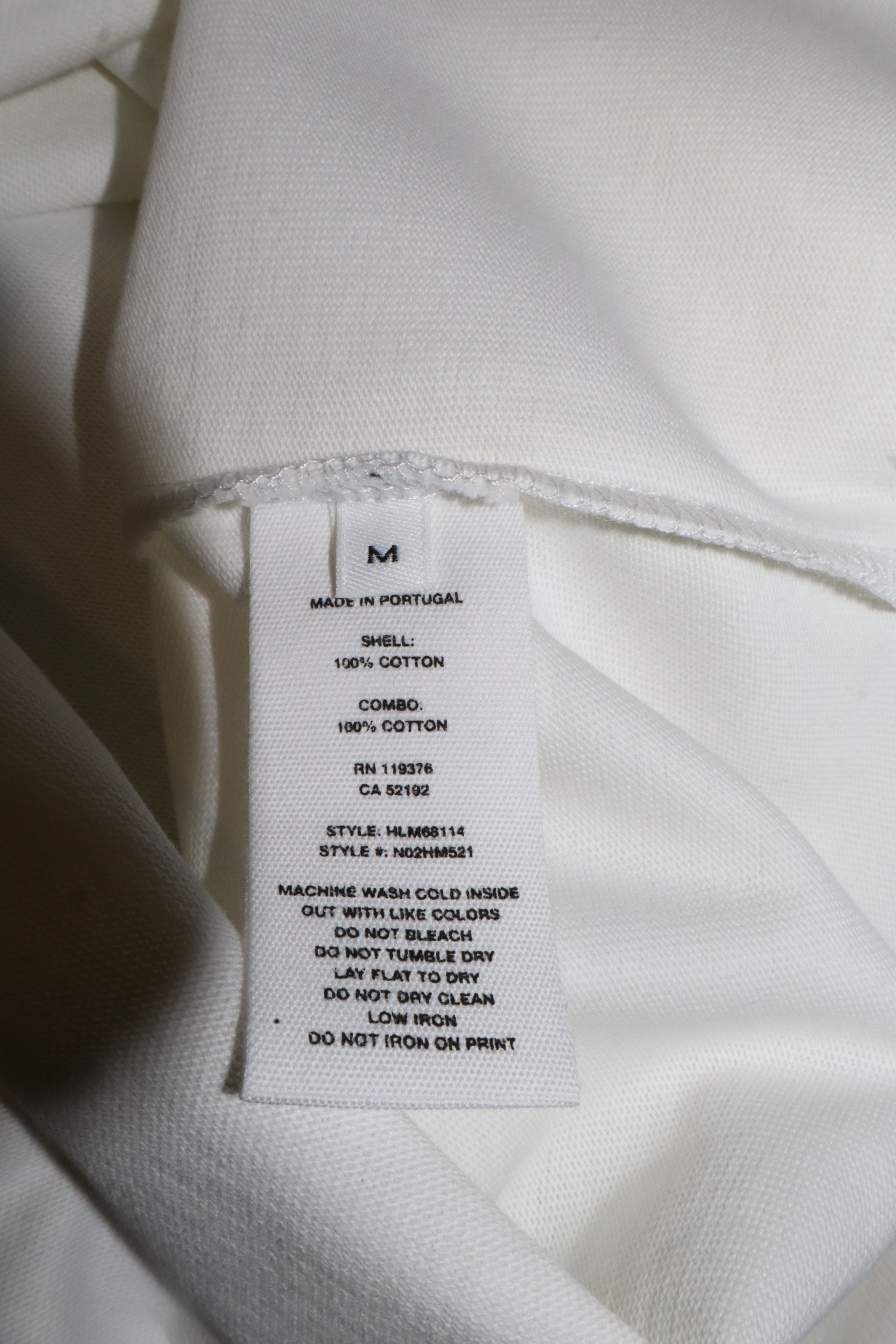 Helmut Lang Blue logo print t-shirt Size US M / EU 48-50 / 2 - 4 Thumbnail