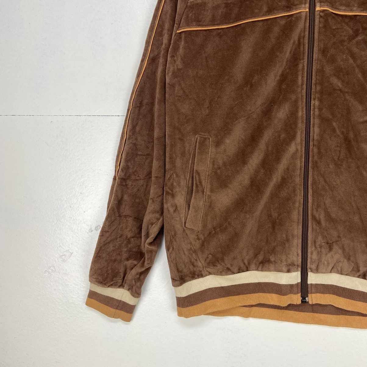 Hang Ten × Vintage Vintage Hang Ten Velvet Sweater Jacket Size US S / EU 44-46 / 1 - 4 Thumbnail