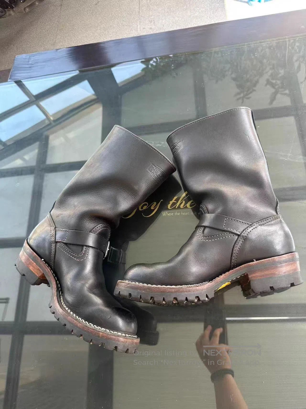 WESCO Brown Leather Buckle Boots Size 8.5. Size US 8.5 / EU 41-42 - 5 Thumbnail