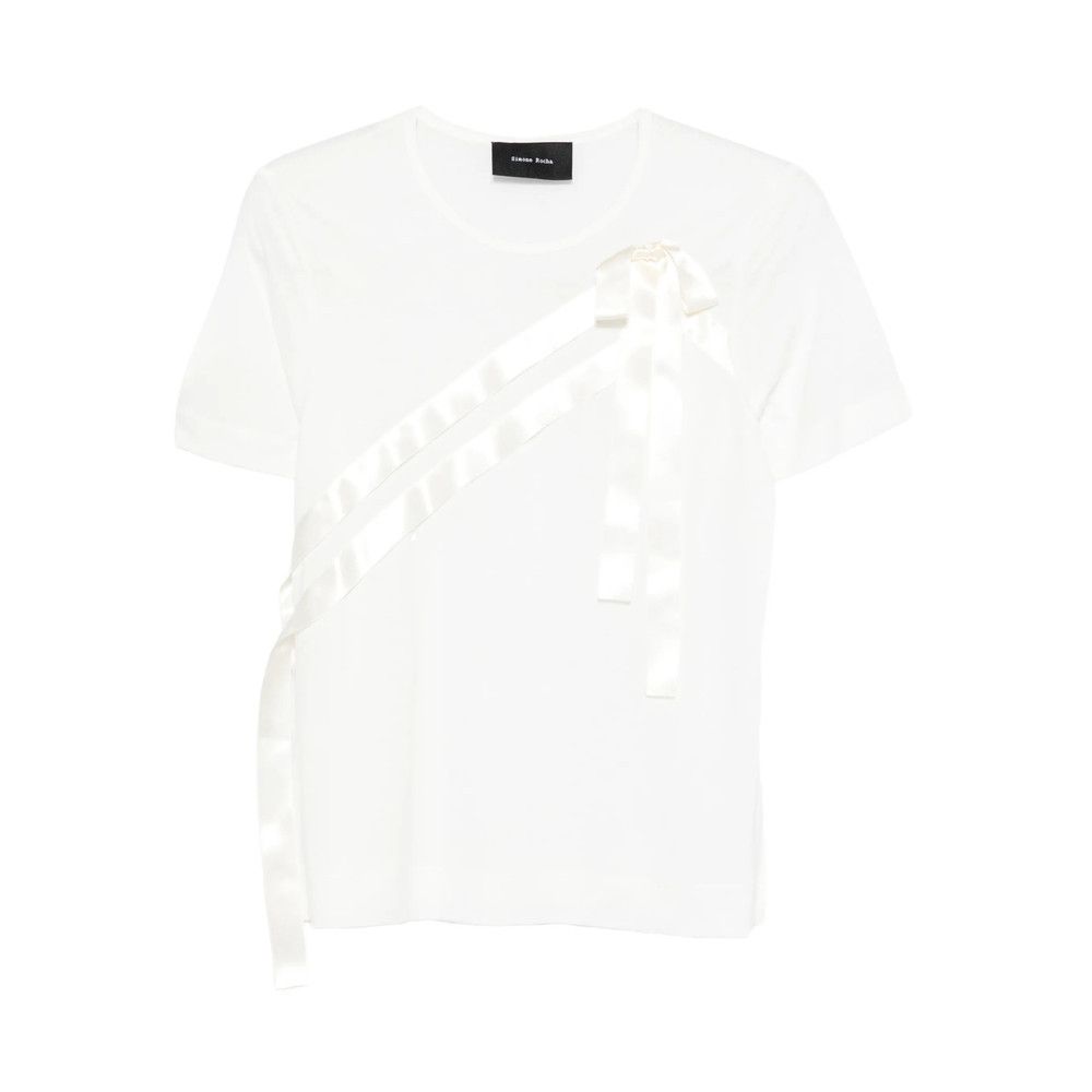 Simone Rocha Simone Rocha WHITE Tops - T-shirts & Jerseys Size S / US 4 / IT 40 - 1 Thumbnail