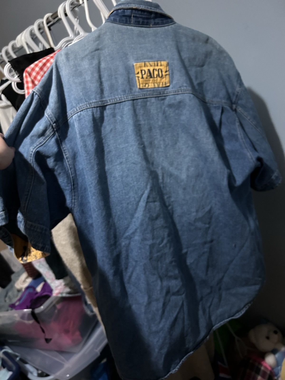 Vintage Oversized Short sleeves biker shirt Size US XL / EU 56 / 4 - 2 Thumbnail