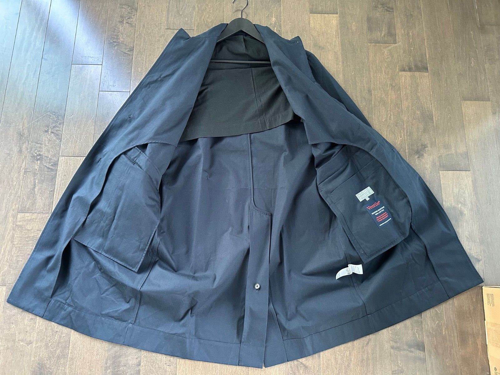 Margaret Howell Light Ventile Canvas Cotton Mac Dark Navy SS25 Size US M / EU 48-50 / 2 - 4 Thumbnail