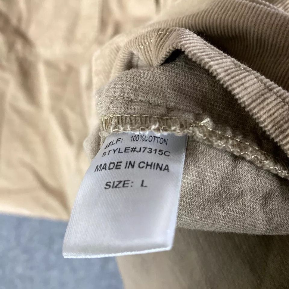 Other Miss Love Corduroy Shirt Women's Large Long Sleeve Tan L Size L / US 10 / IT 46 - 4 Thumbnail