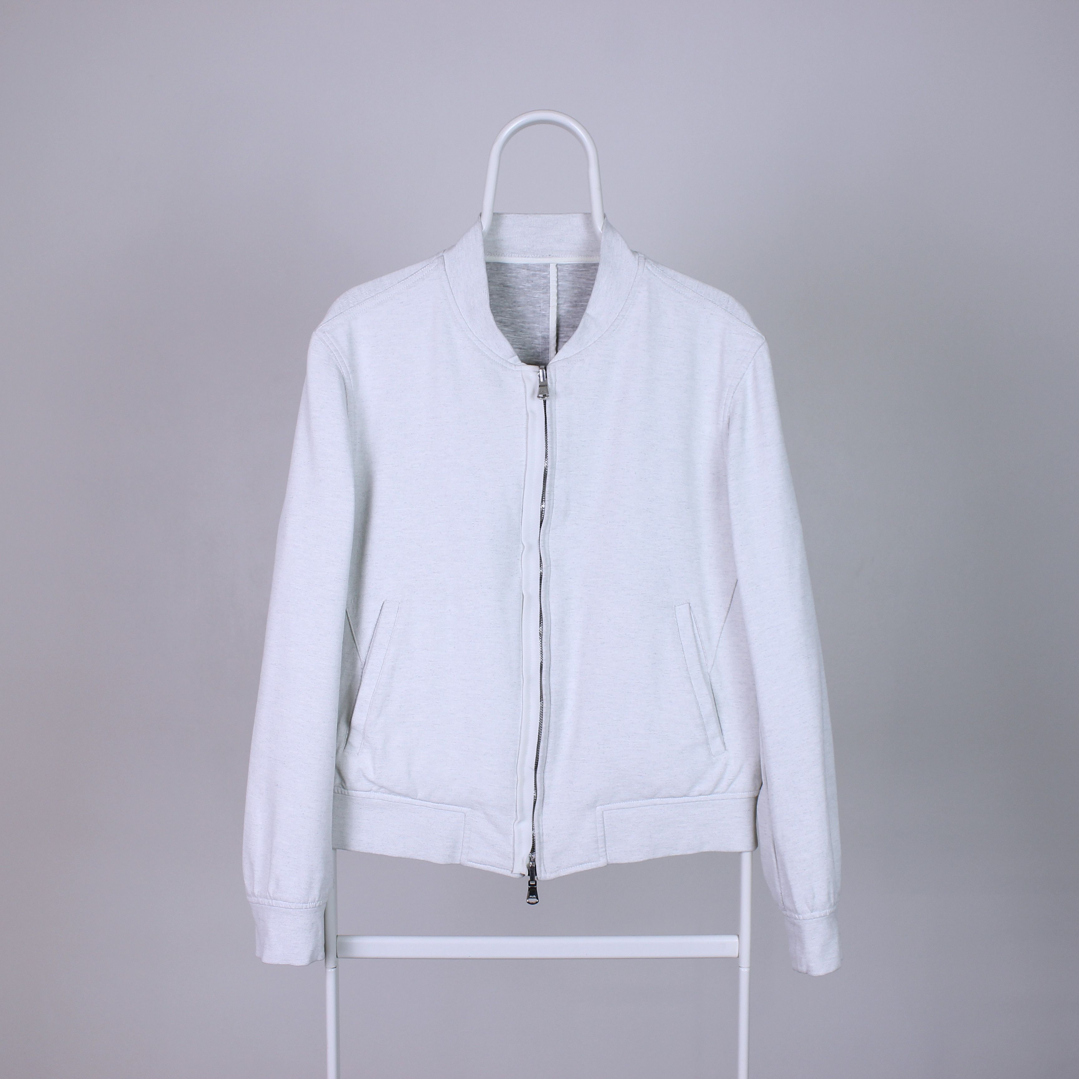 Wooyoungmi Paris jacket reversible white cream gray M 48