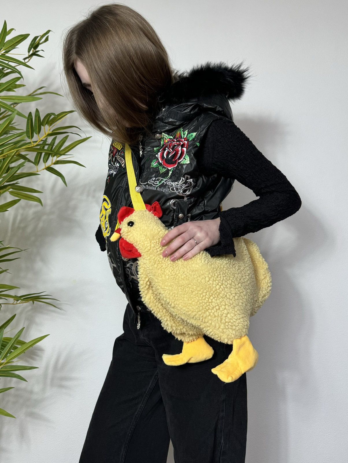 Vintage VINTAGE HUMOR CHICKEN CROSSBODY SLING BAG Size ONE SIZE - 1 Thumbnail