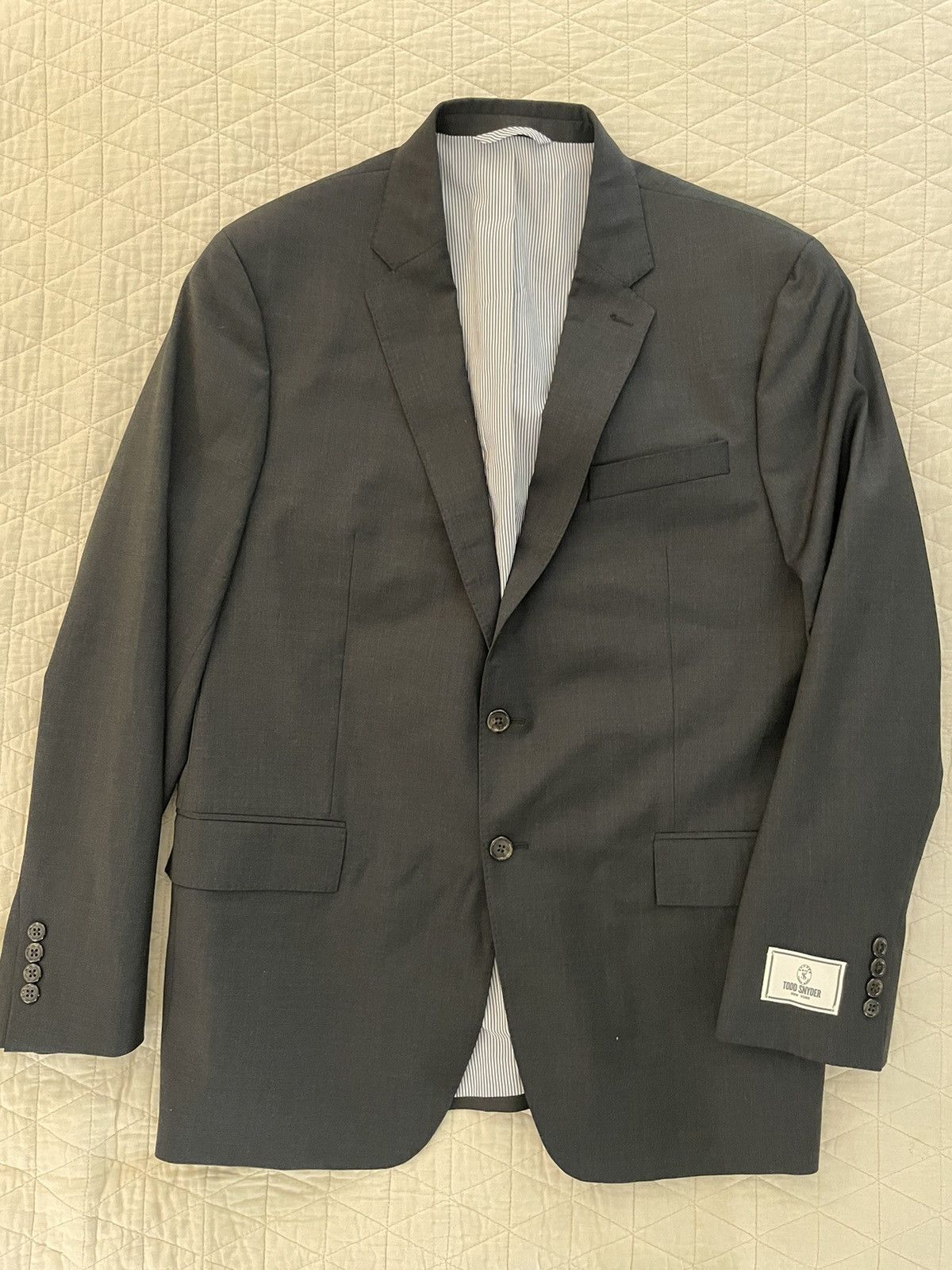 Todd Snyder MAYFAIR FIT Worsted Suit Jacket Size 44R - 1 Thumbnail