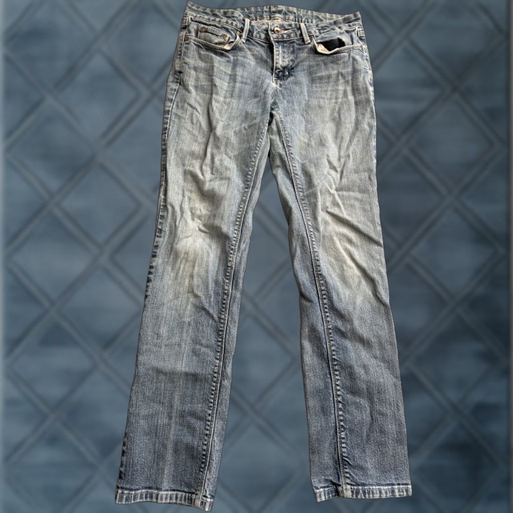 Tommy Hilfiger Tommy Hilfiger Jeans Women’s 8R 30x30 Blue Denim Straight Leg Stretch Ladies Vintage 90s Hipster Womens Jeans Size 30" / US 8 / IT 44 - 1 Thumbnail