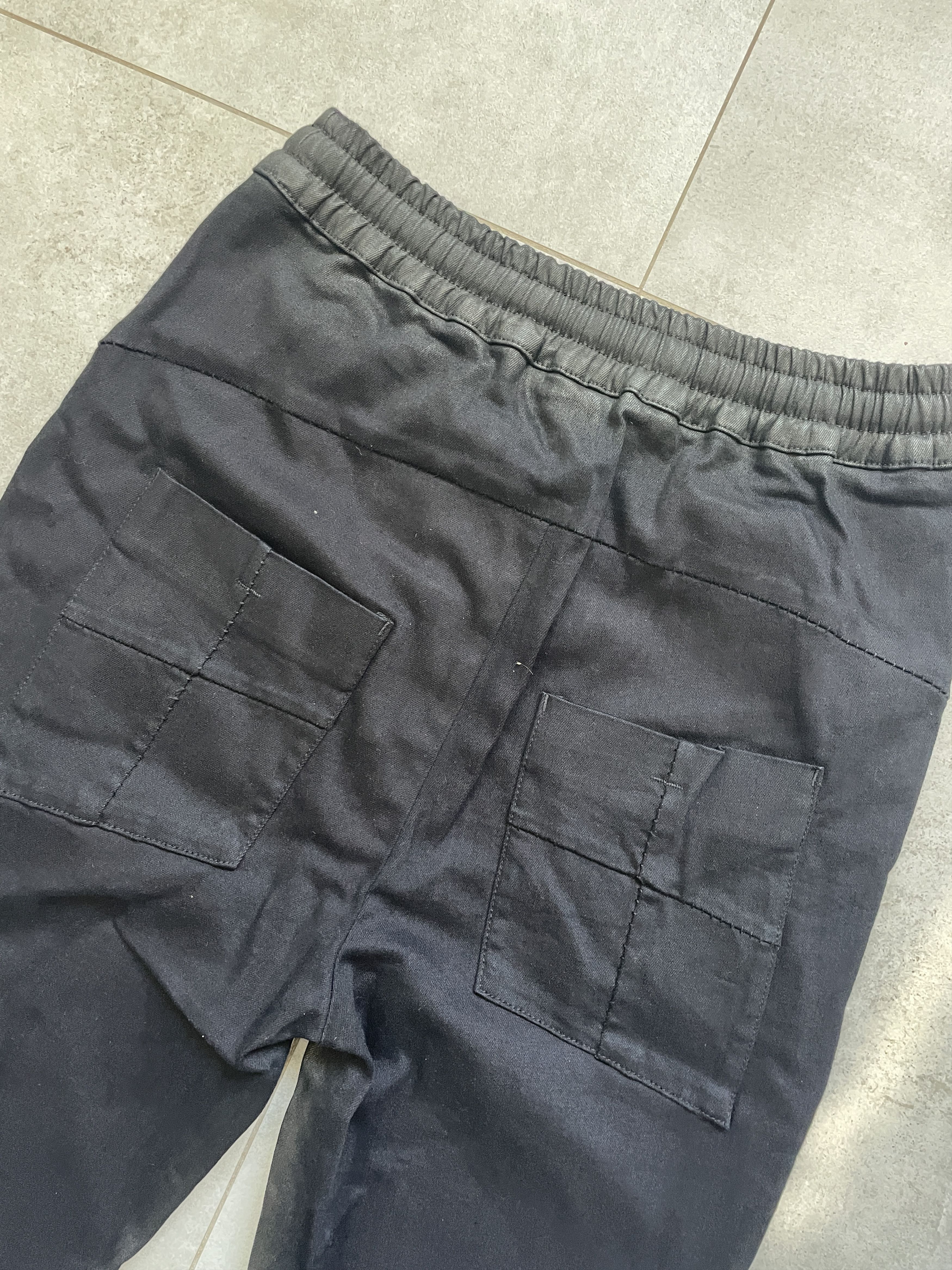 Thom Krom BLACK THOM KROM DROPPED CROTCH JOGGER RICK OWENS TYPE PANTS Size US 32 / EU 48 - 8 Thumbnail