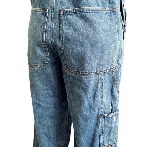 Guess Vintage Guess Straight Leg Denim Bib Overalls - XS/S Size 28" / US 6 / IT 42 - 11 Thumbnail