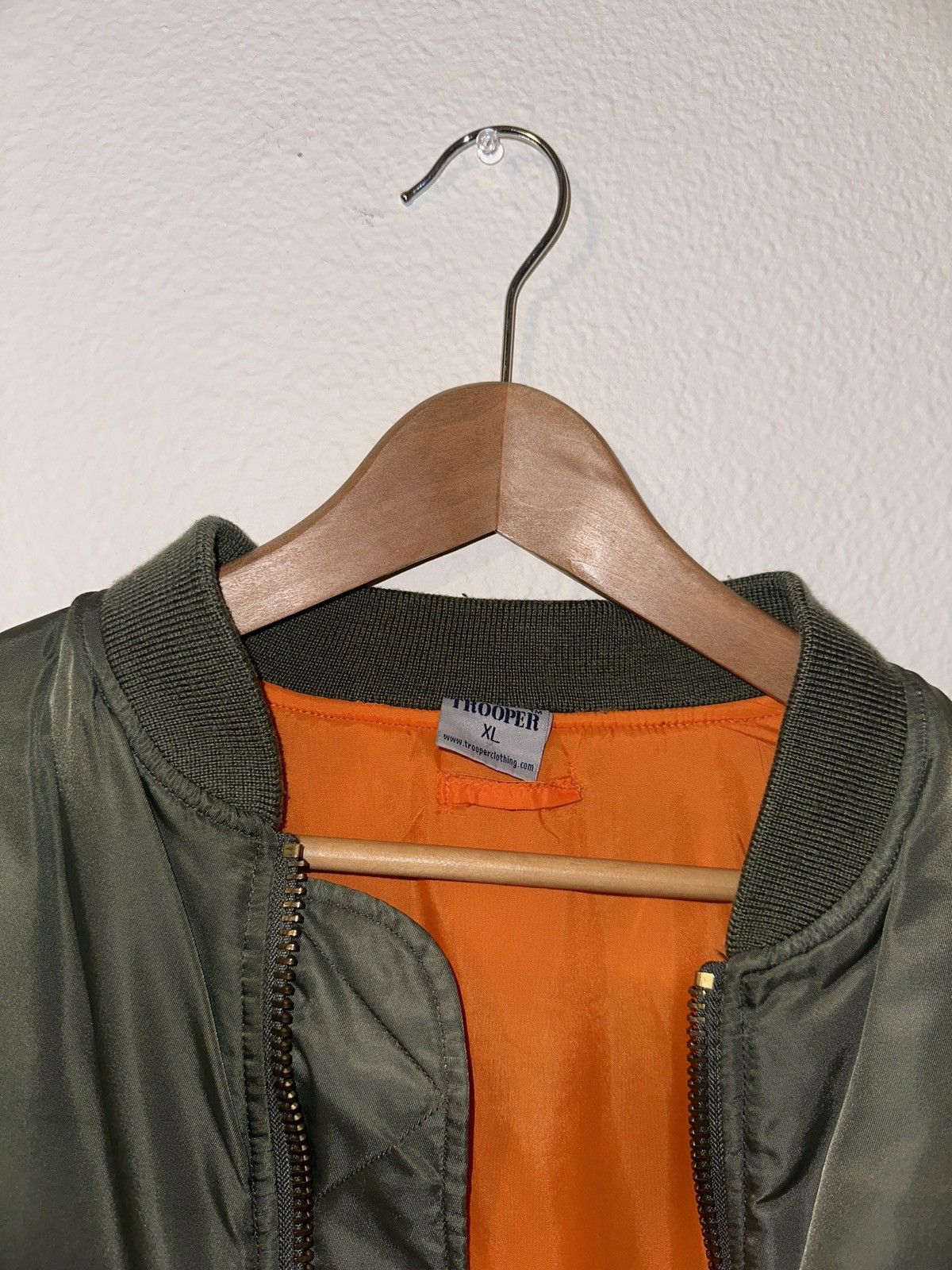 Vintage Vintage XL Trooper Bomber Jacket Size XL / US 12-14 / IT 48-50 - 2 Thumbnail