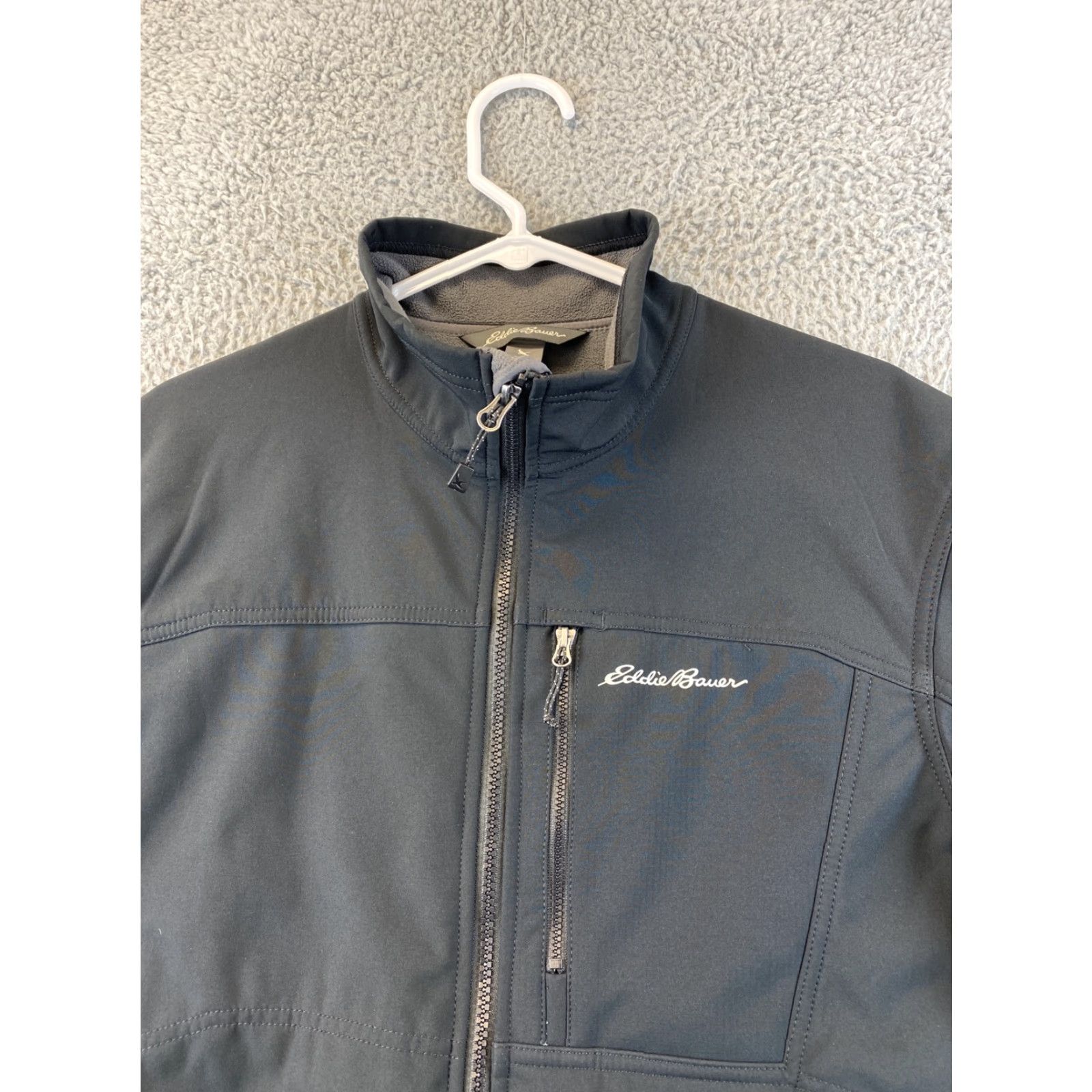 Eddie Bauer Eddie Bauer Men's Black Jacket Waterproof Soft Shell Waist Synch LT / 79-17 Navy? Size US L / EU 52-54 / 3 - 2 Thumbnail