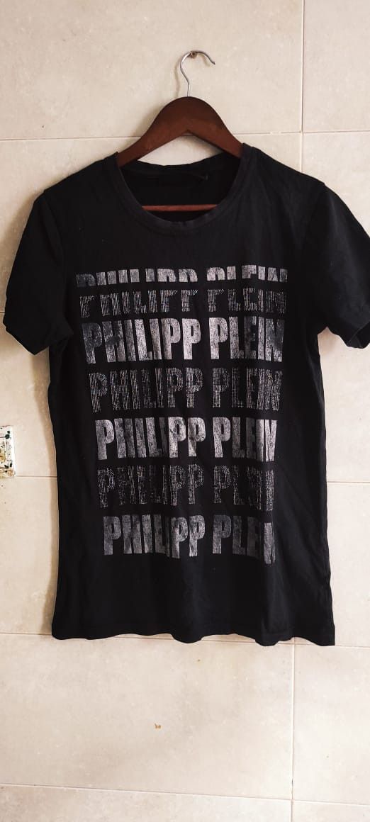 Vintage Philipp Plein Crystal Round Neck T shirt 1978 Size M