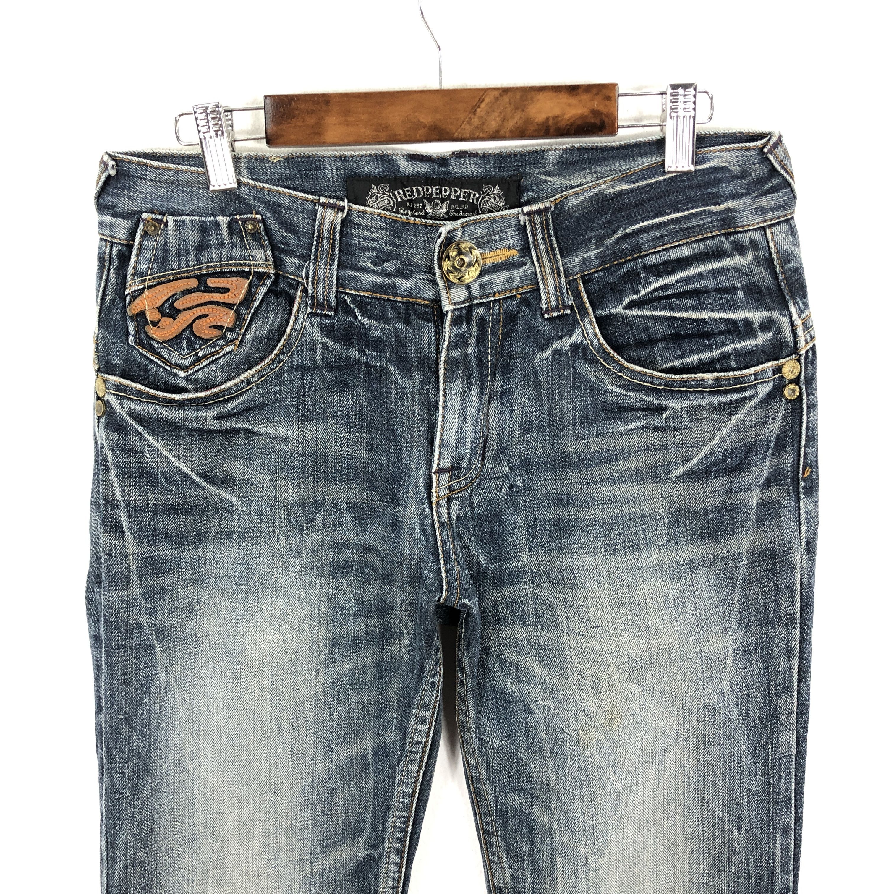 Japanese Brand × Vintage Red Pepper Jeans 32 x 32 L1311 Size 32" / US 10 / IT 46 - 2 Thumbnail